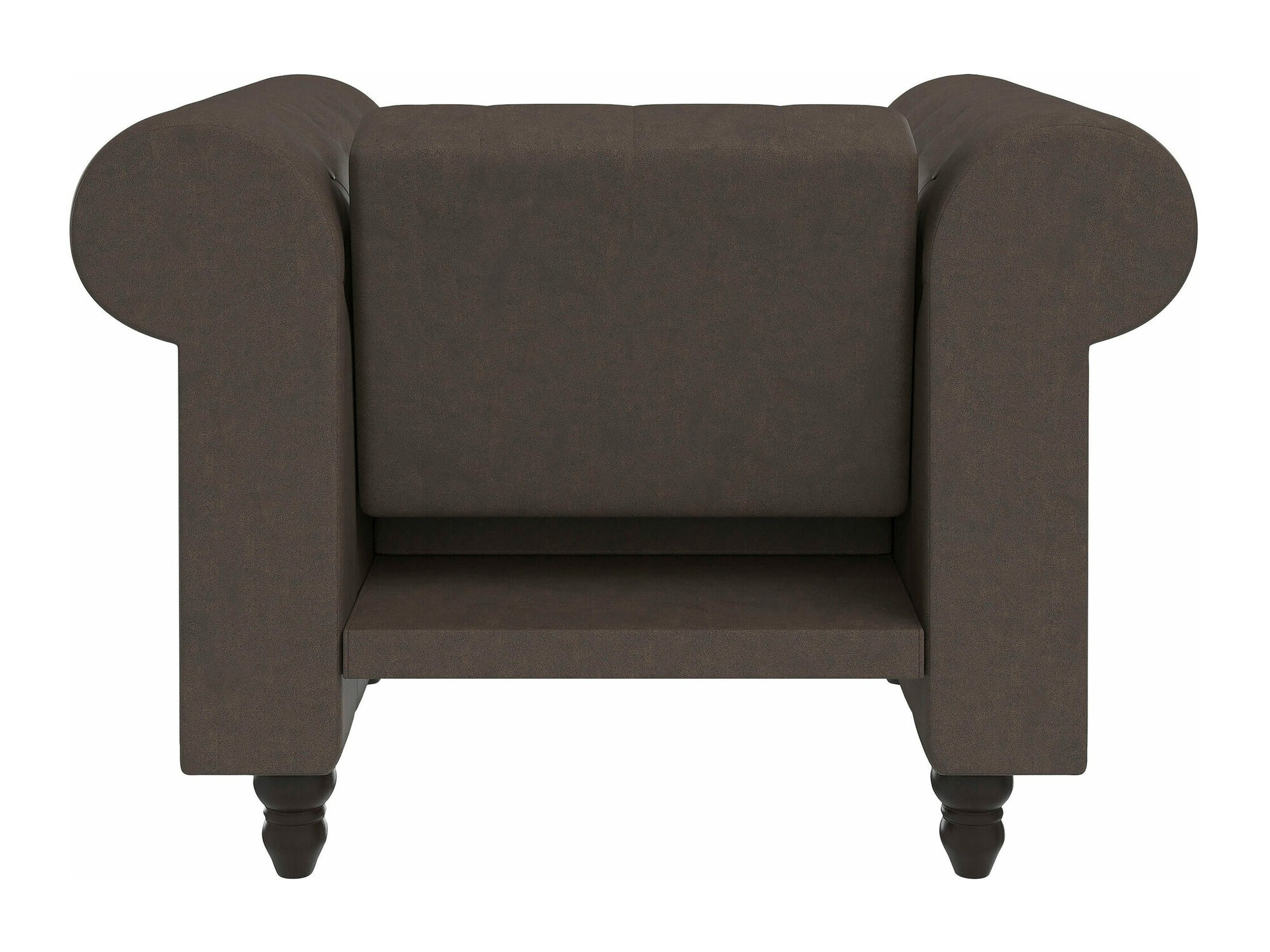Chesterfield krēsls Tulsa 630 (Tumši brūns)