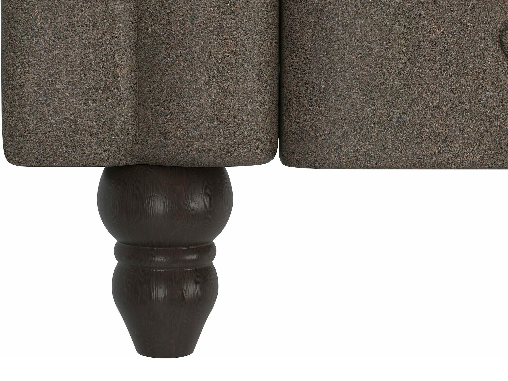 Chesterfield krēsls Tulsa 630 (Tumši brūns)