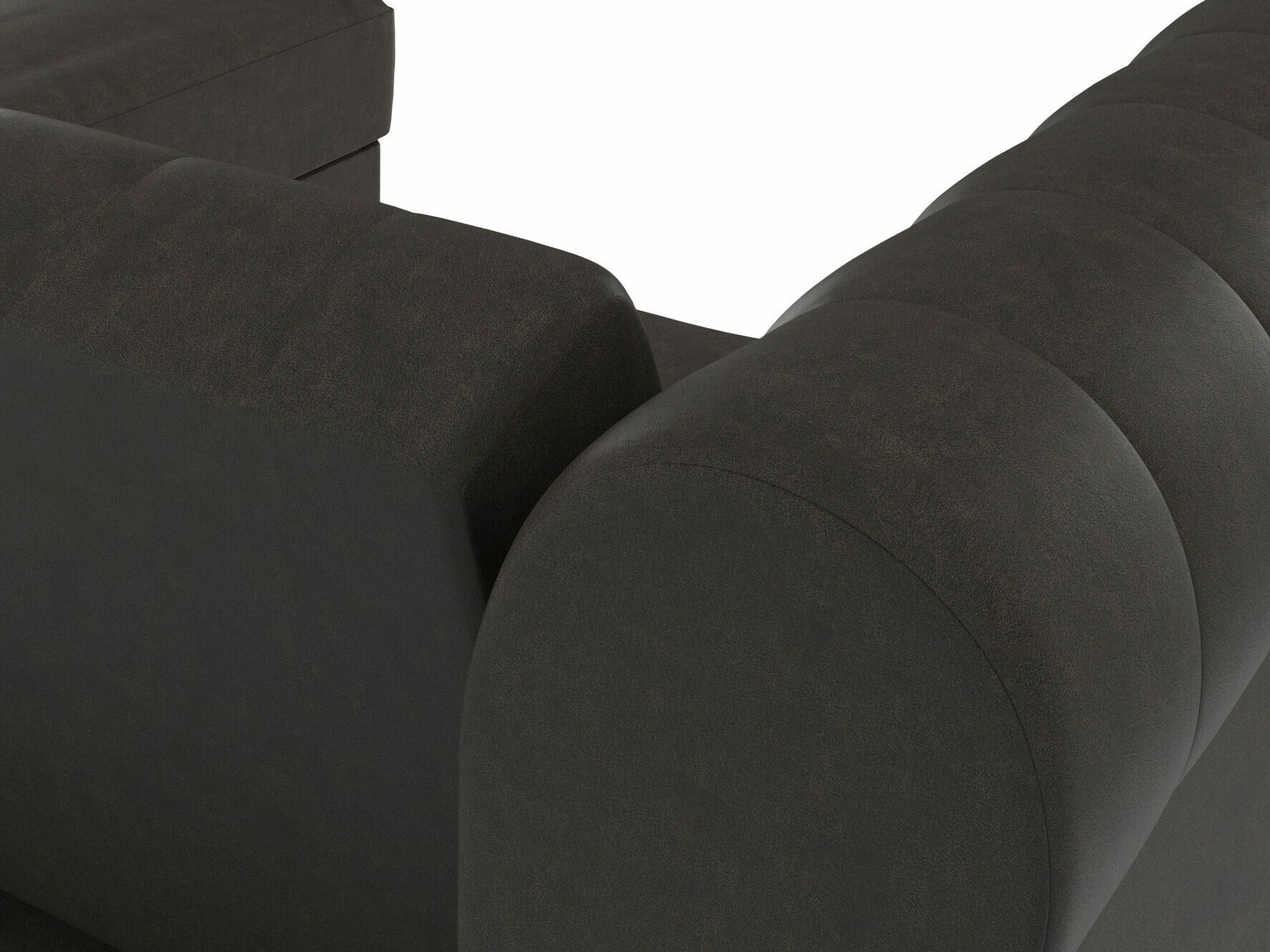 Chesterfield stūra dīvāns Tulsa 622 (Antracīts)