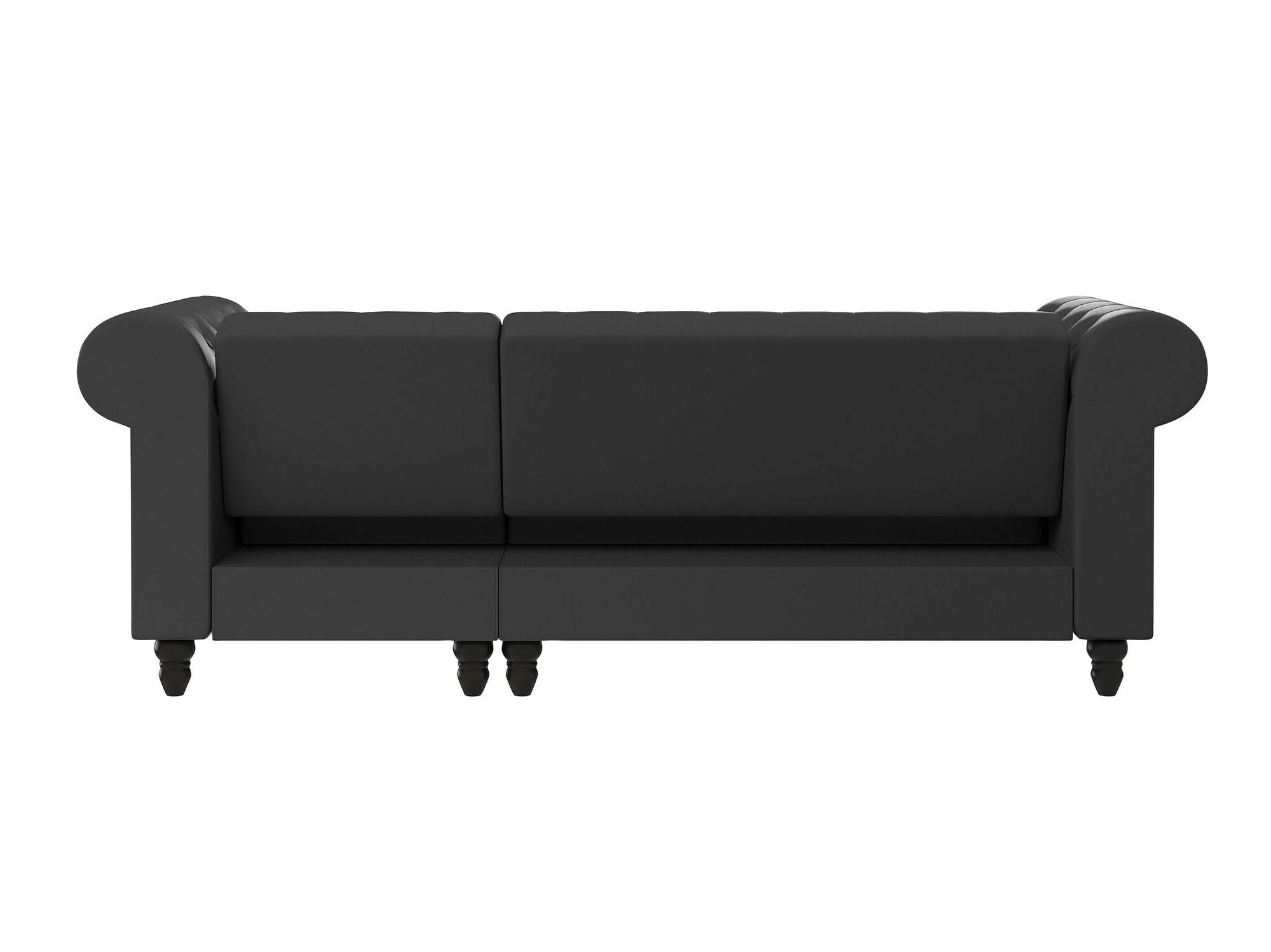 Chesterfield stūra dīvāns Tulsa 622 (Tumši pelēks)