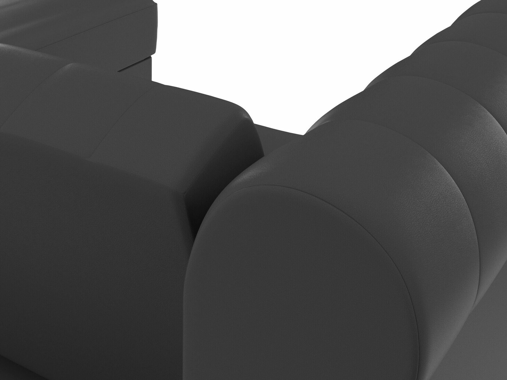 Chesterfield stūra dīvāns Tulsa 622 (Tumši pelēks)