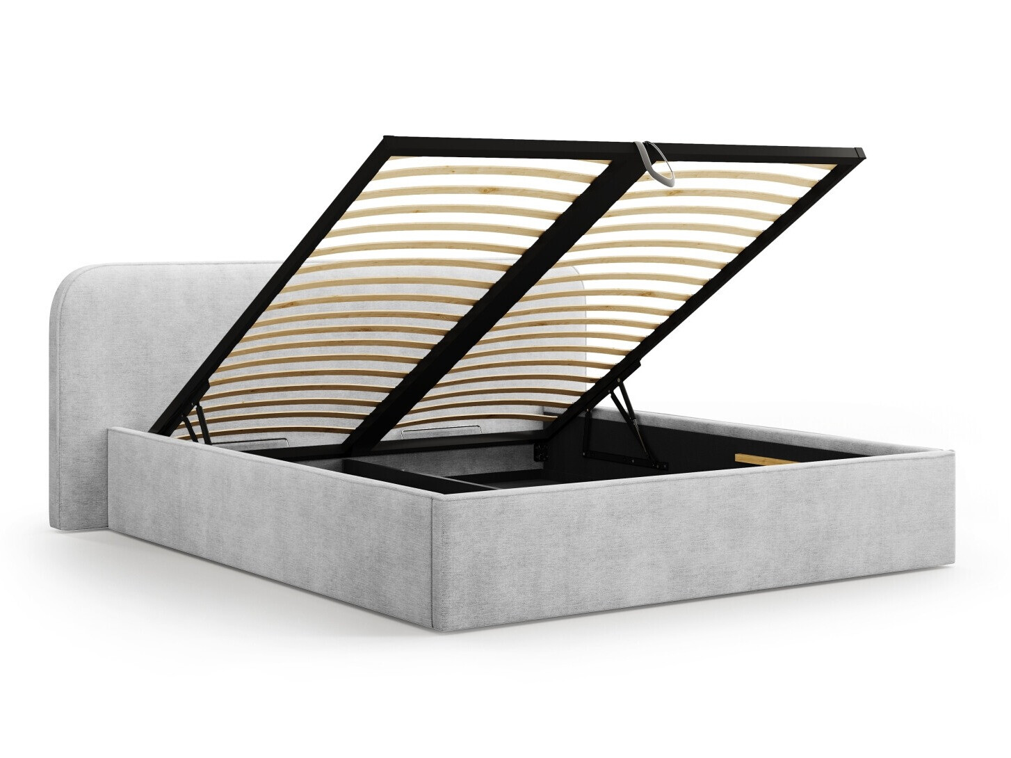 Кровать Beckley 158 (Babel Светло-серый)