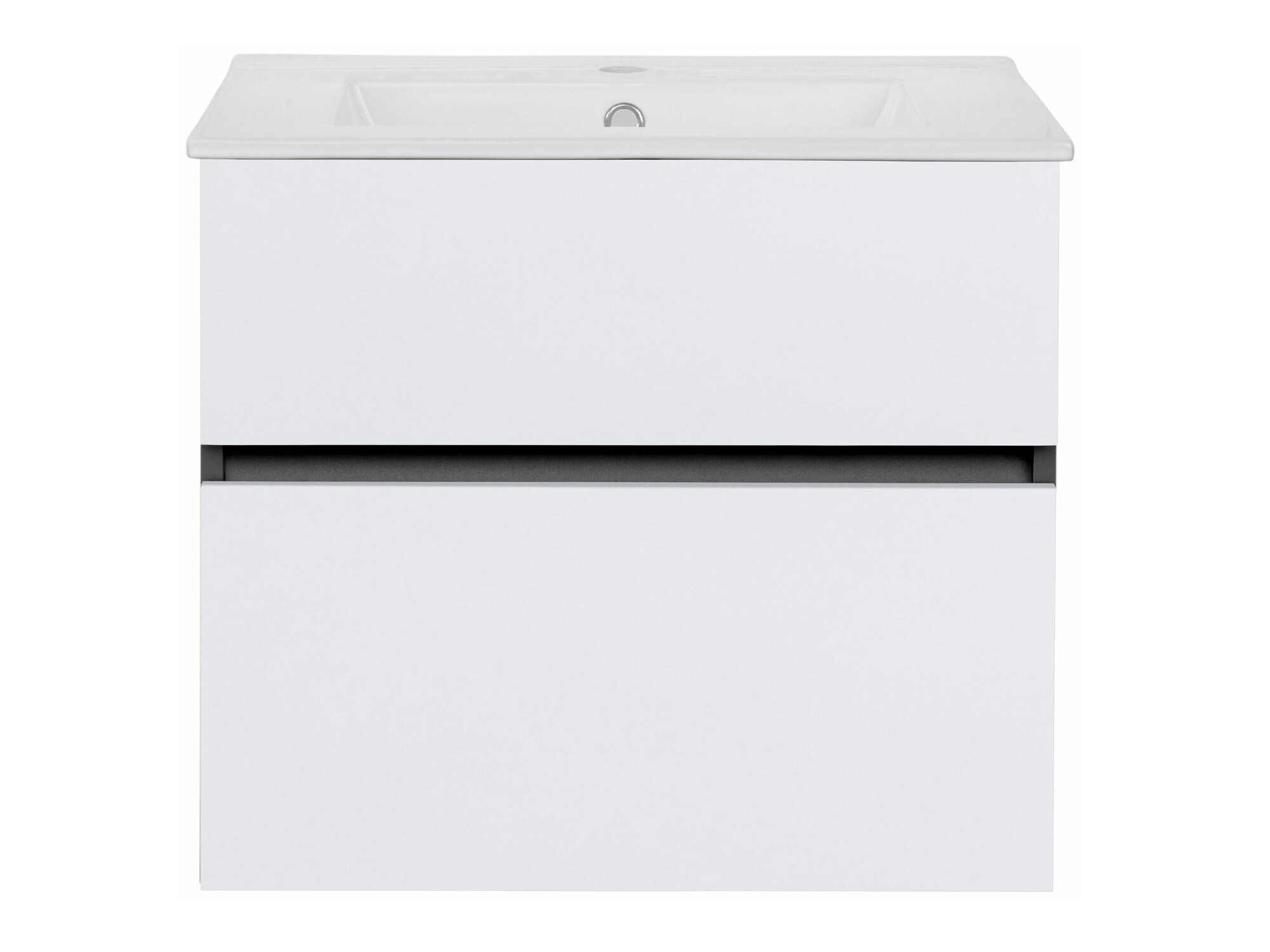 Piekarams vannas istabas skapītis izlietnei Denton 1478 (Balts + Antracīts)