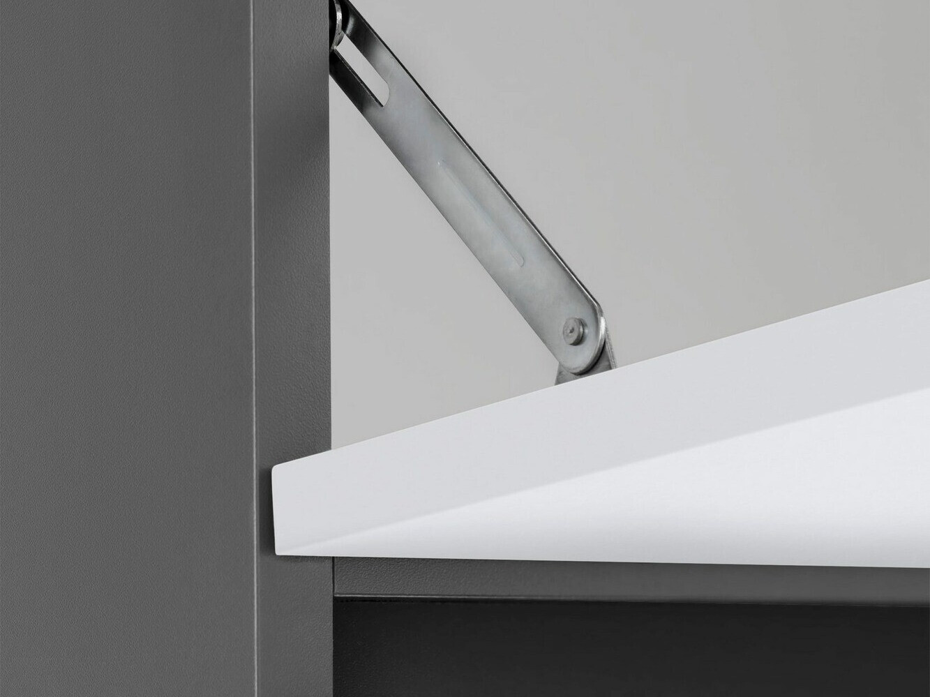 Piekarams vannas istabas skapītis izlietnei Denton 1478 (Balts + Antracīts)