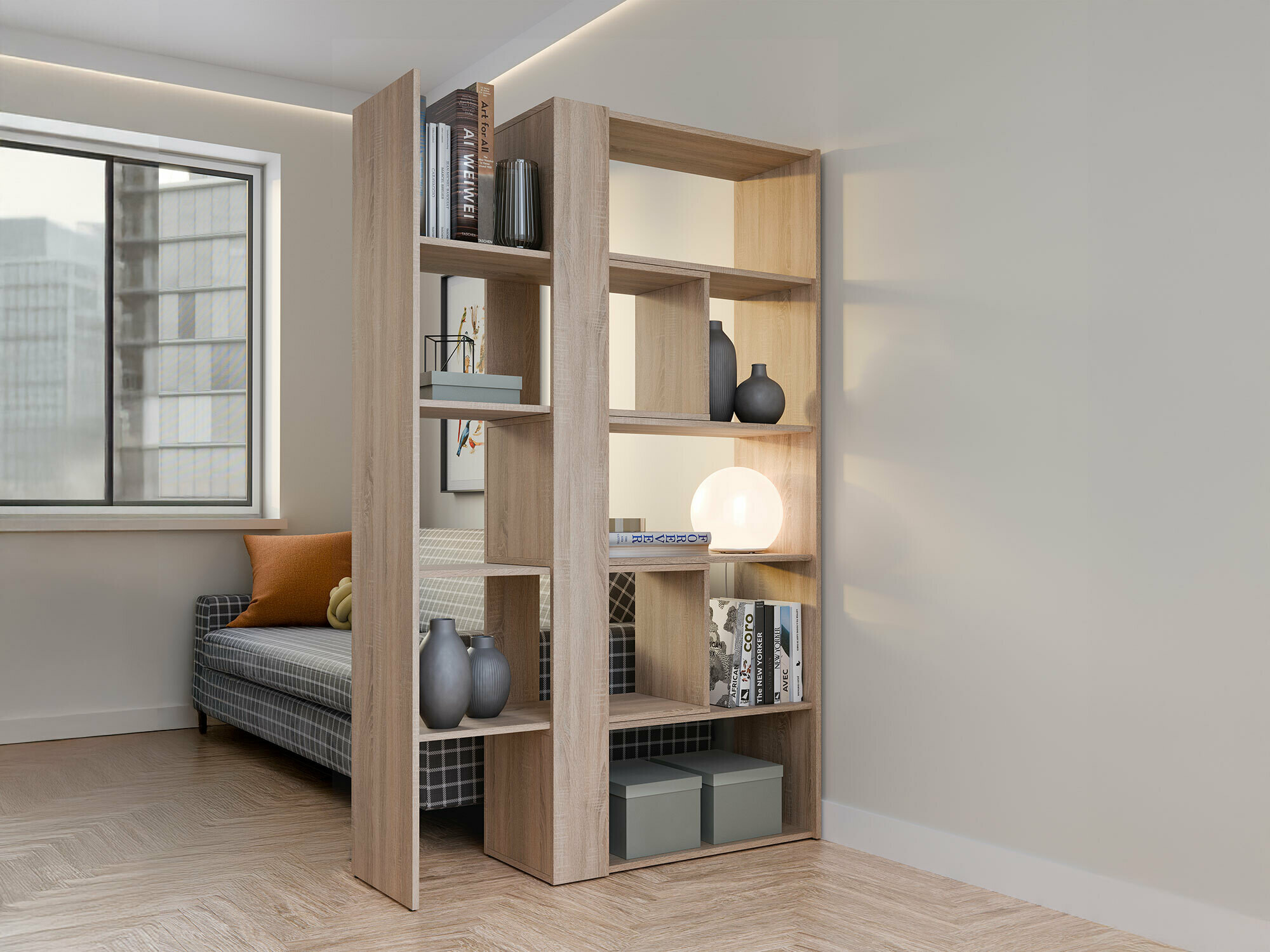 Plaukts Ontario 145 (Sonomas ozols)