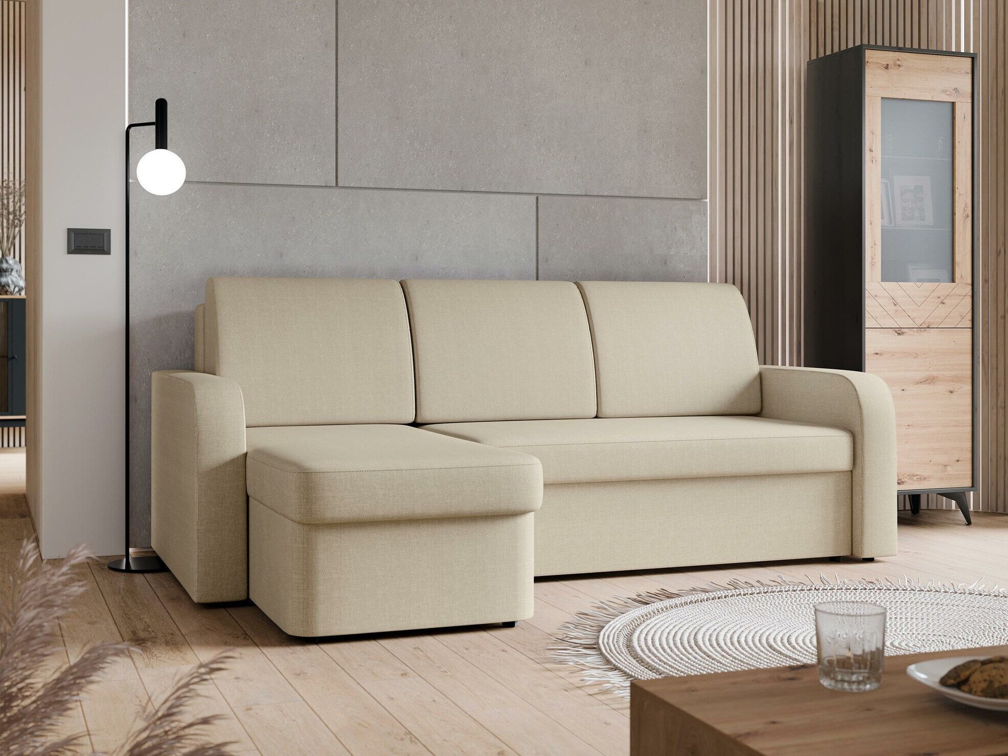 Stūra dīvāns Rome 106 (Lux 25)