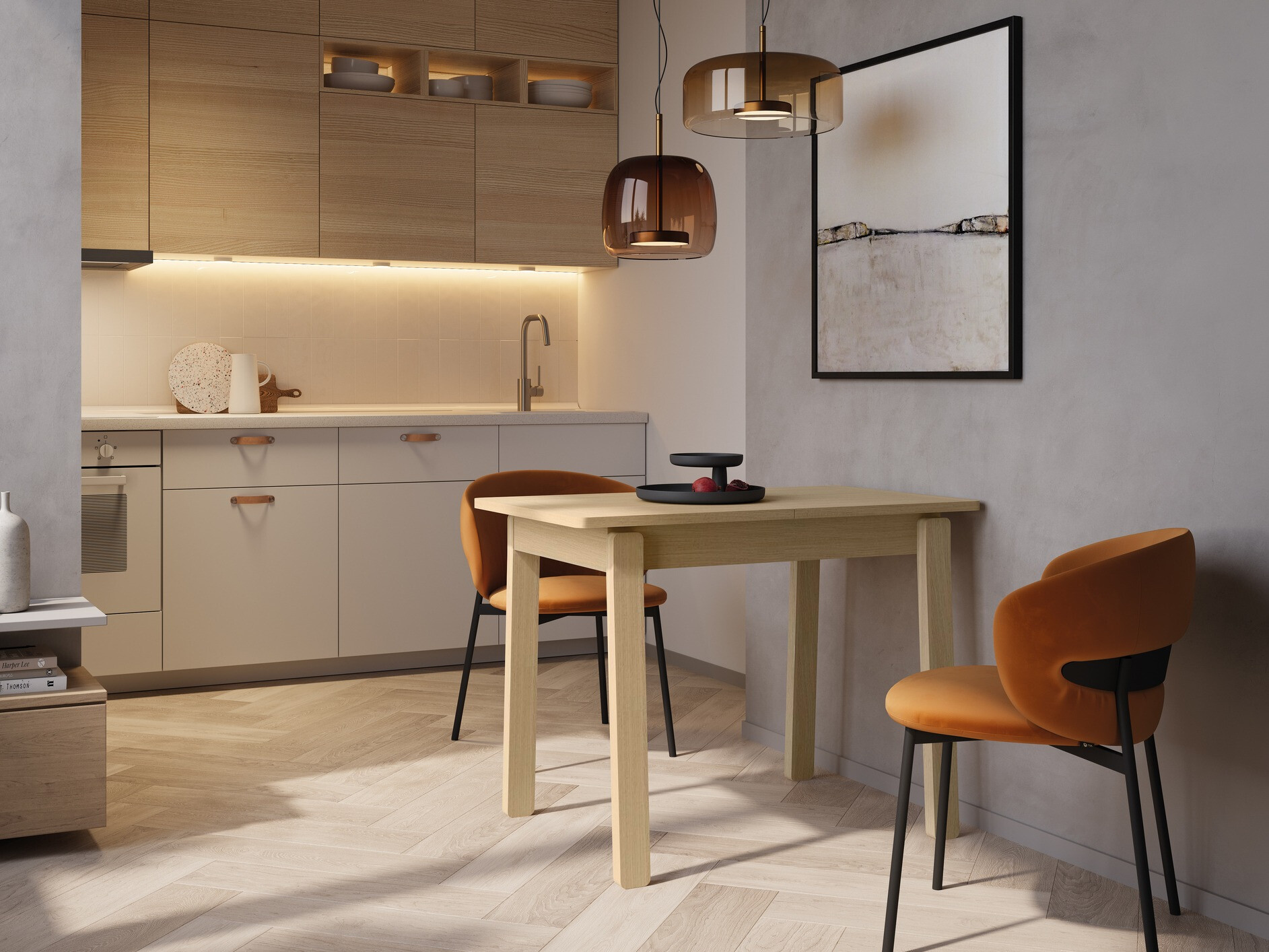 Galds Fresno 173 (Gaišs ozols)