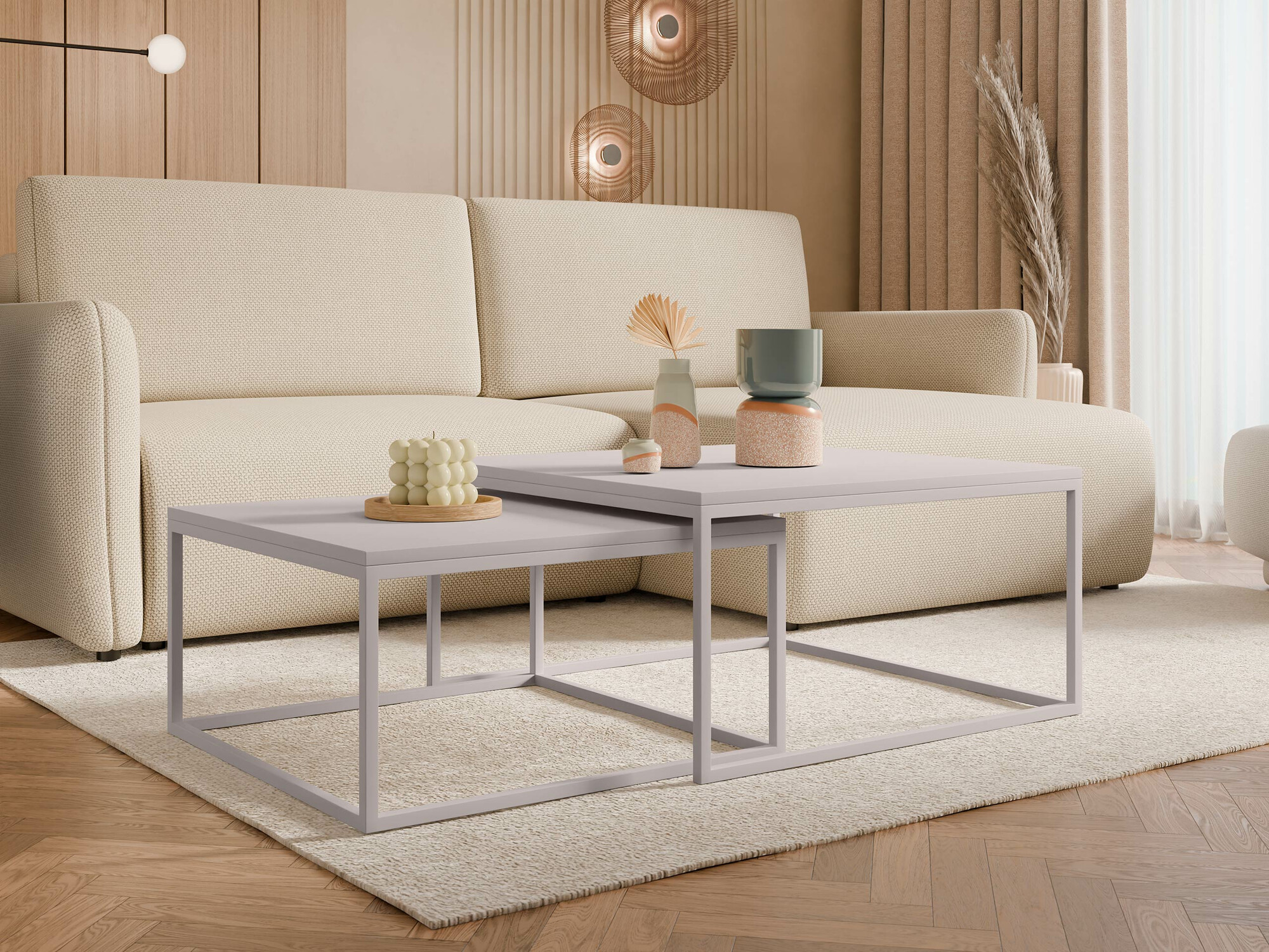 Комплект журнальных столиков Oswego 133 (Кашемир)