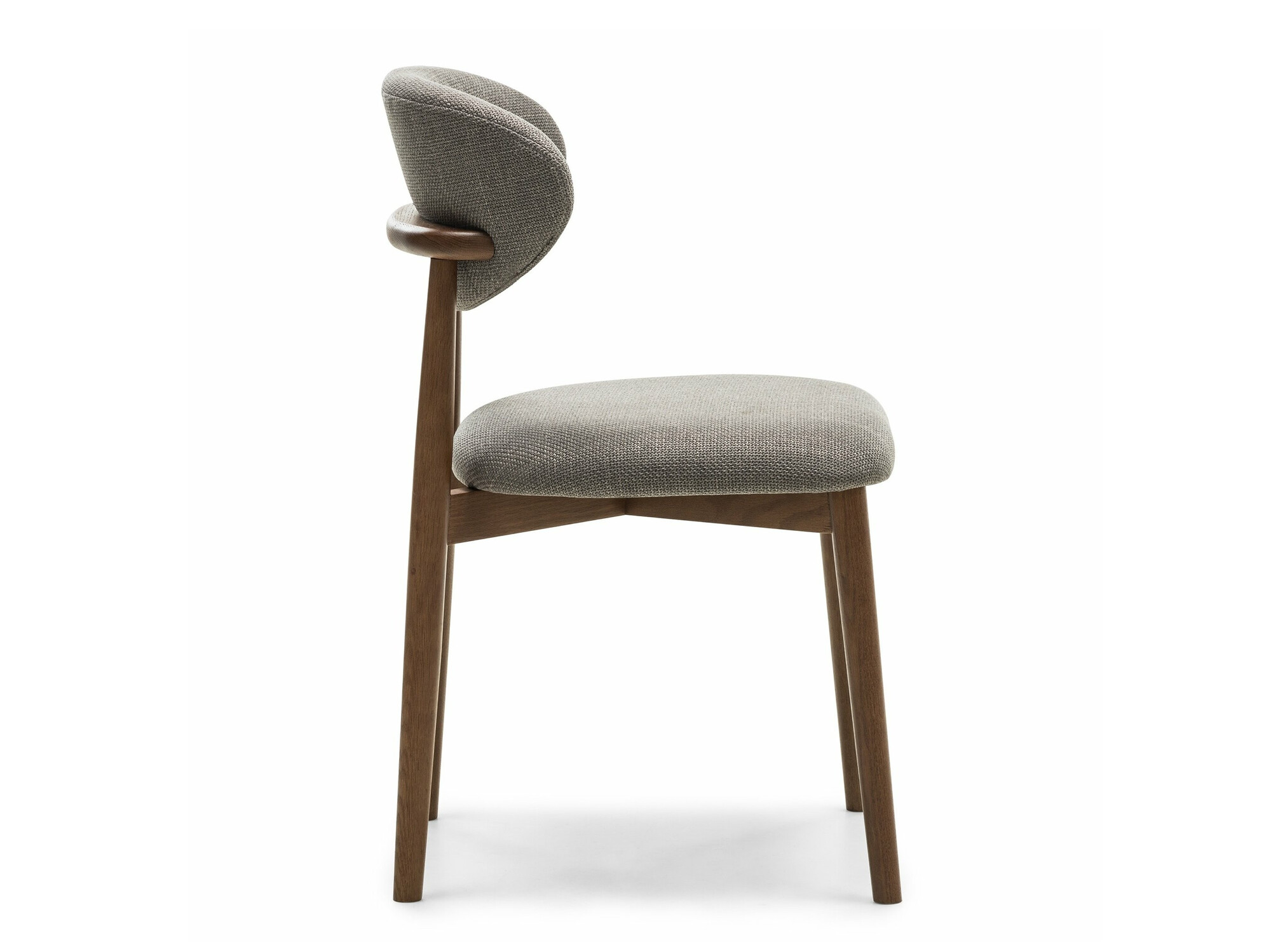 Krēsls Burleson 481 (Pelēks + Riekstkoks)