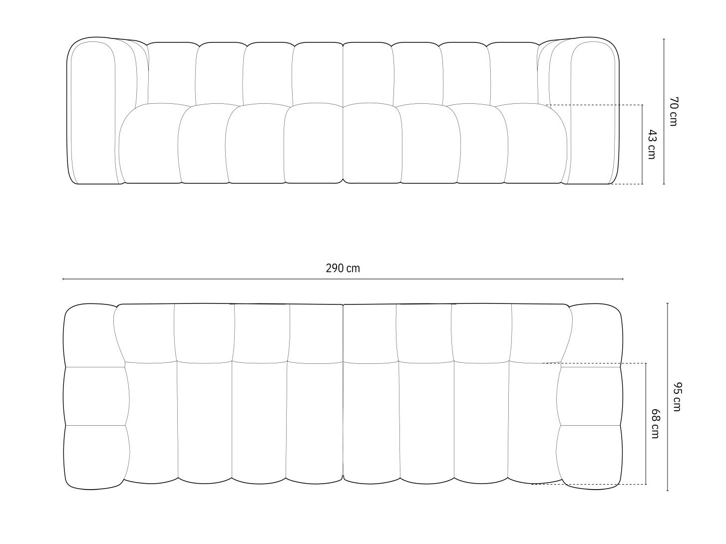 Модульный диван Cirleve 100 (Salvador 7)