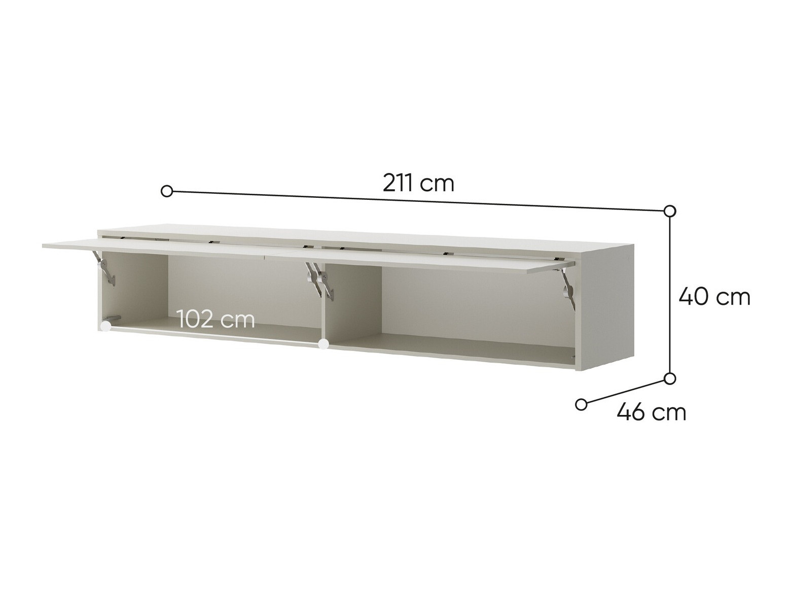 Piekarams skapītis Concept Pro Lenart Levfere 121 (Kašmirs)