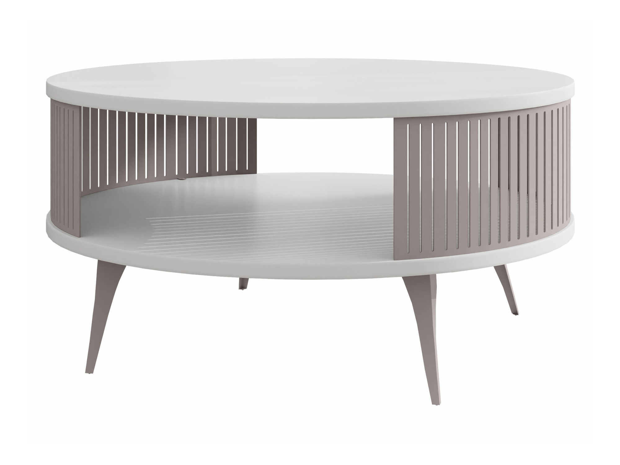 Žurnālu galdiņš Sordore 125 (Kašmirs + Balts)