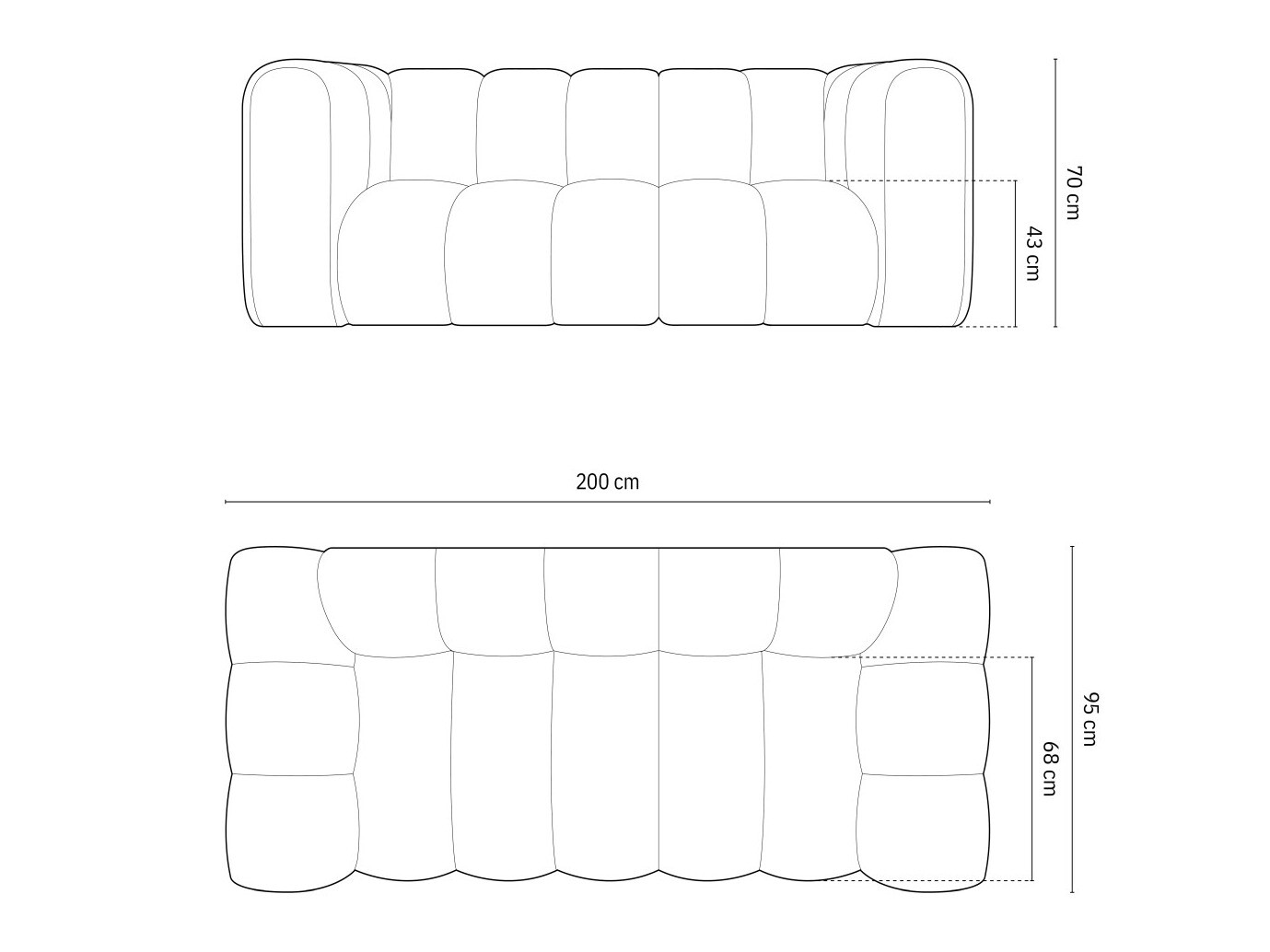 Dīvāns Cirleve 102 (Salvador 14)