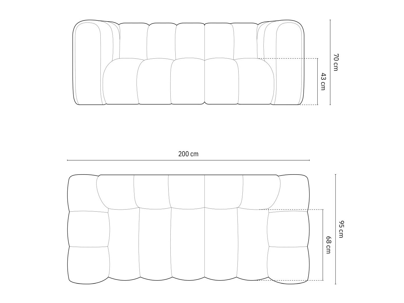Dīvāns Cirleve 102 (Salvador 17)
