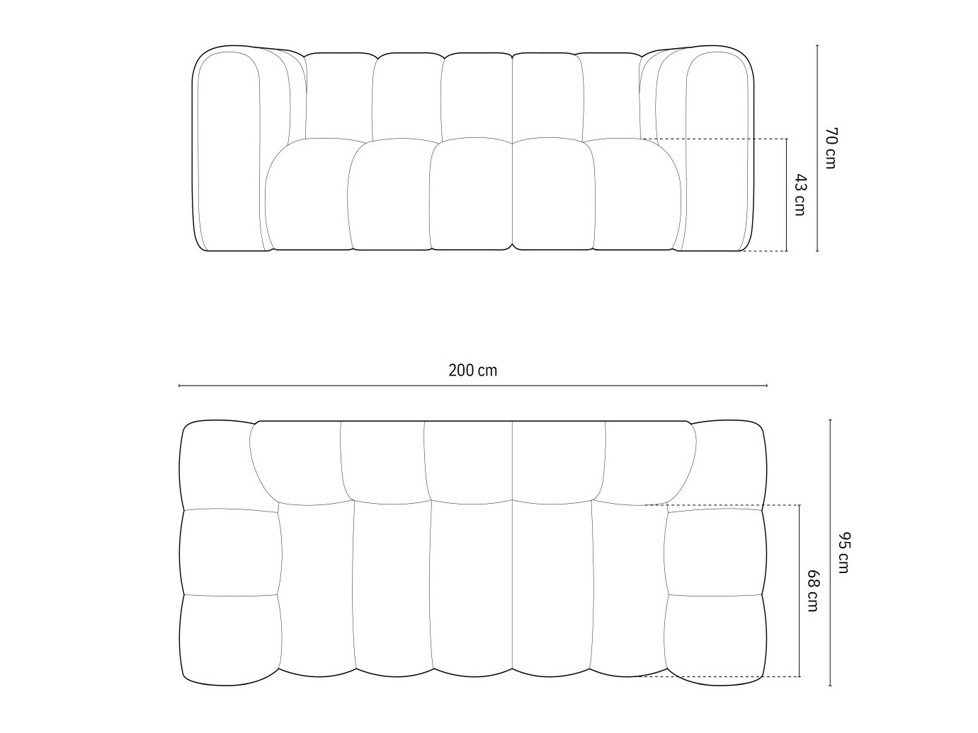 Dīvāns Cirleve 102 (Salvador 19)