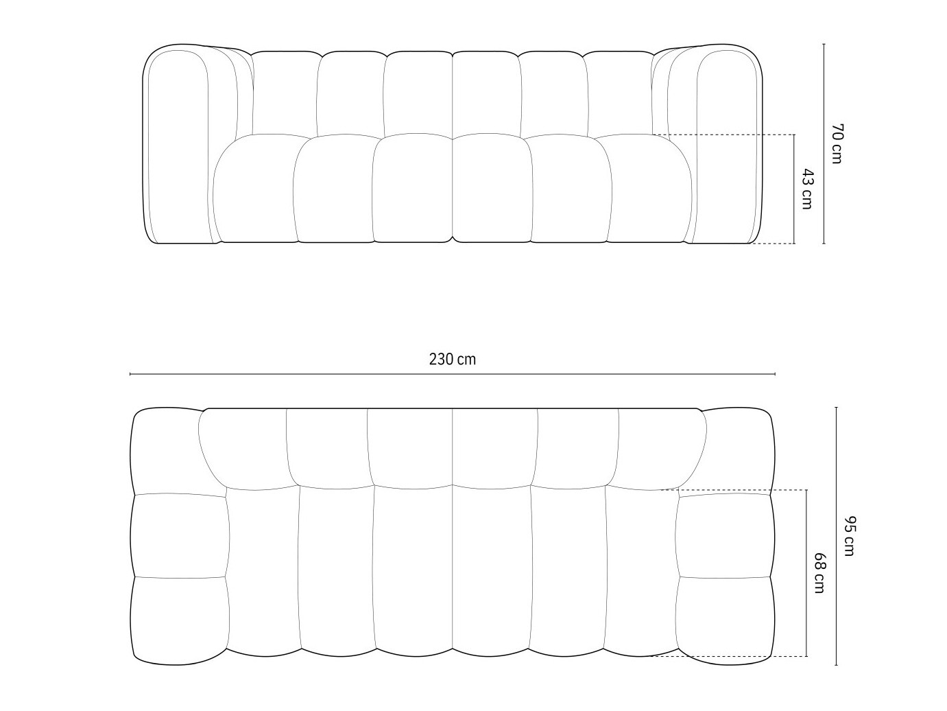 Dīvāns Cirleve 103 (Salvador 14)