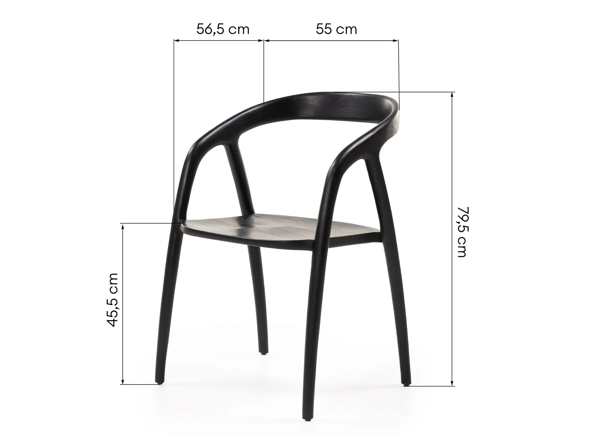 Krēsls Burleson 246 (Melns)