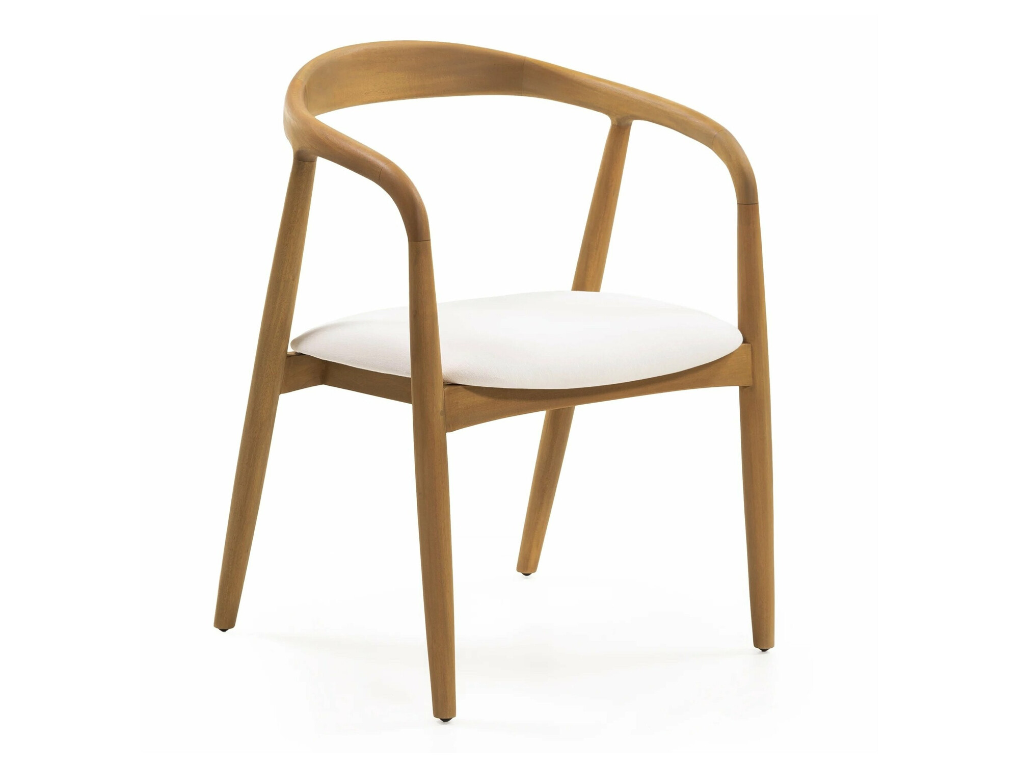 Krēsls Burleson 247 (Gaišs koks + Krēms)