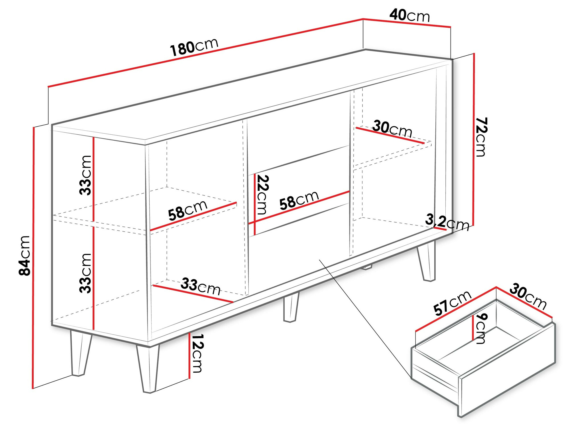 Kомод Comfivo Romtori 101