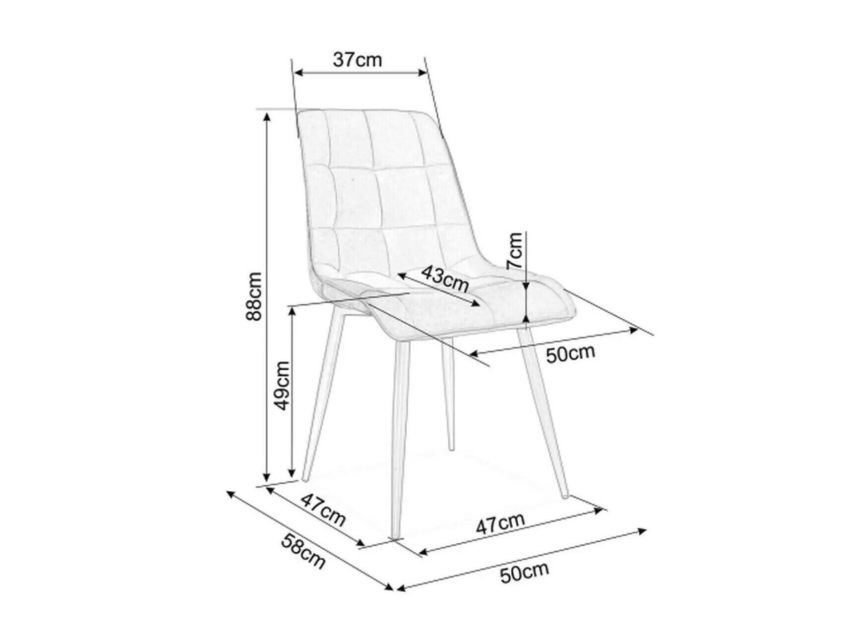 Krēsls Detroit 751 (Pelēks)