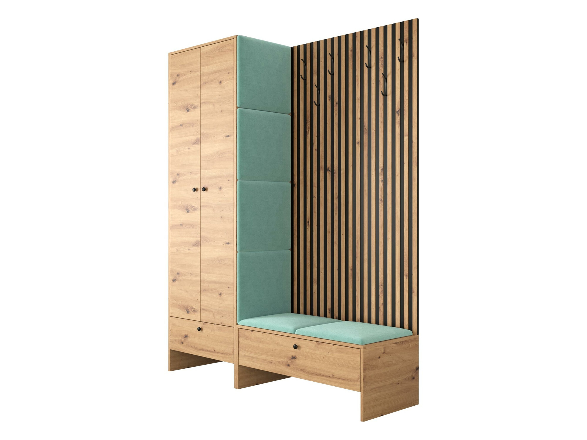 Priekšnama komplekts Donio III (Artisan ozols + Manila 11)