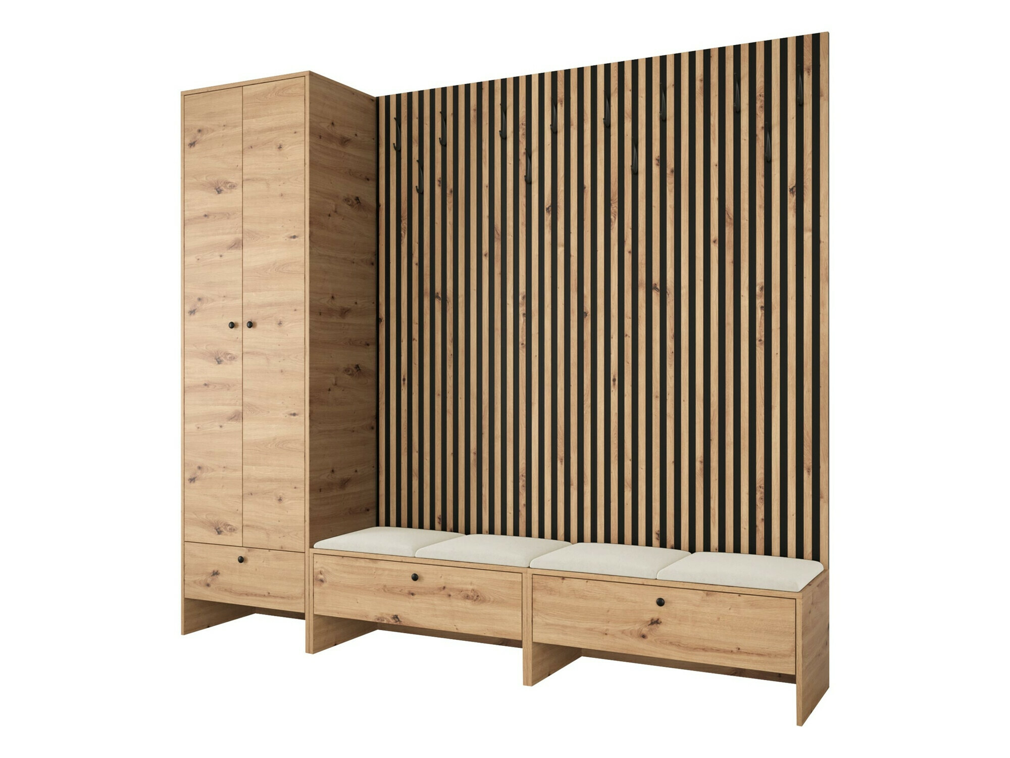 Priekšnama komplekts Donio VI (Artisan ozols + Manila 02)