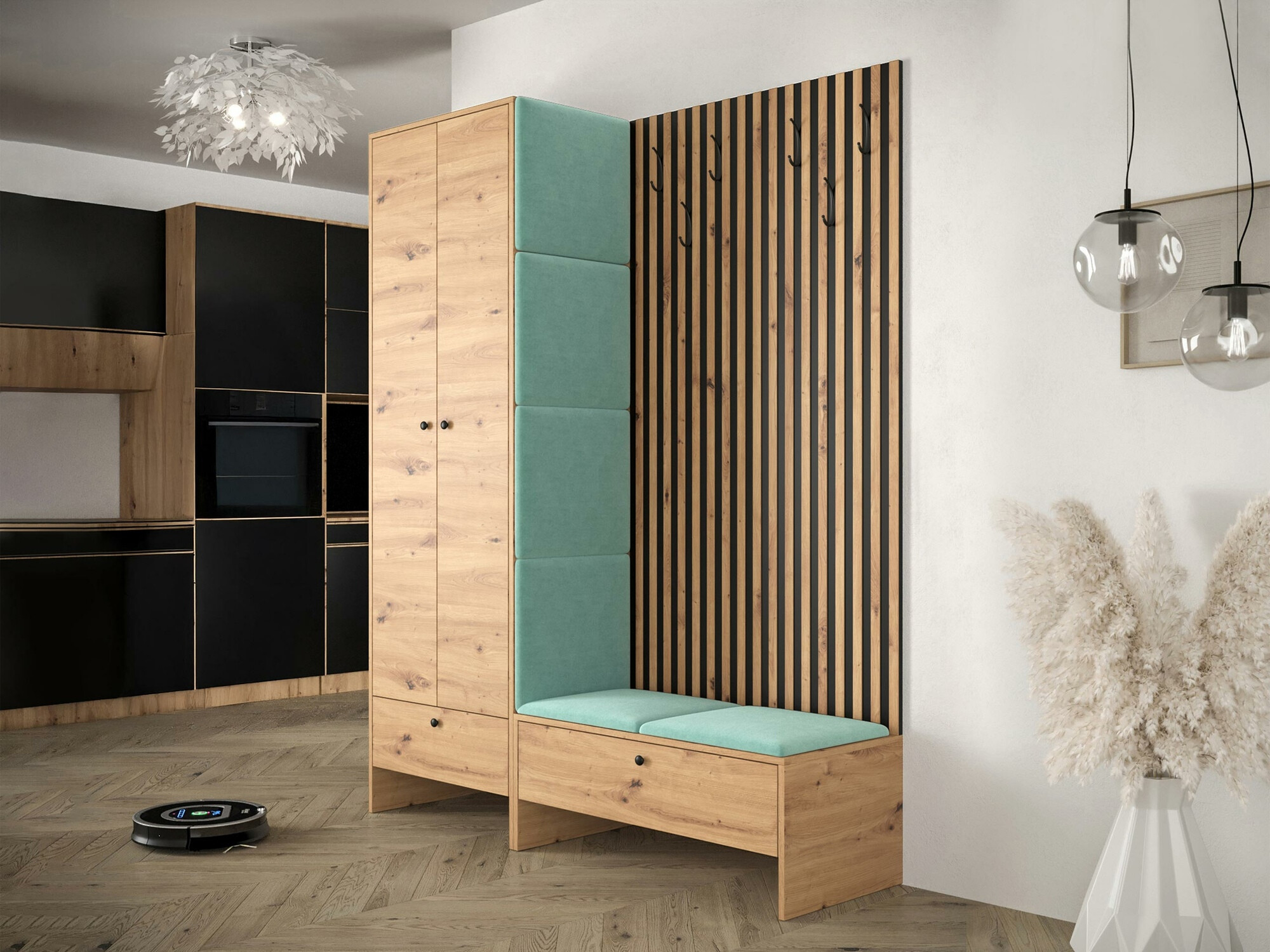 Priekšnama komplekts Hartford 320 (Artisan ozols + Manila 11)