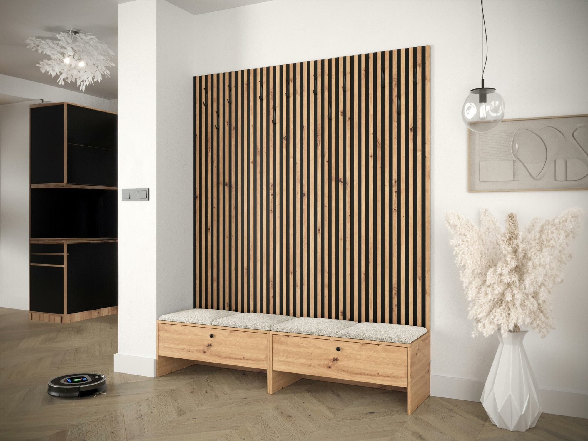 Priekšnama komplekts Hartford 485 (Artisan ozols + Abriamo 3)