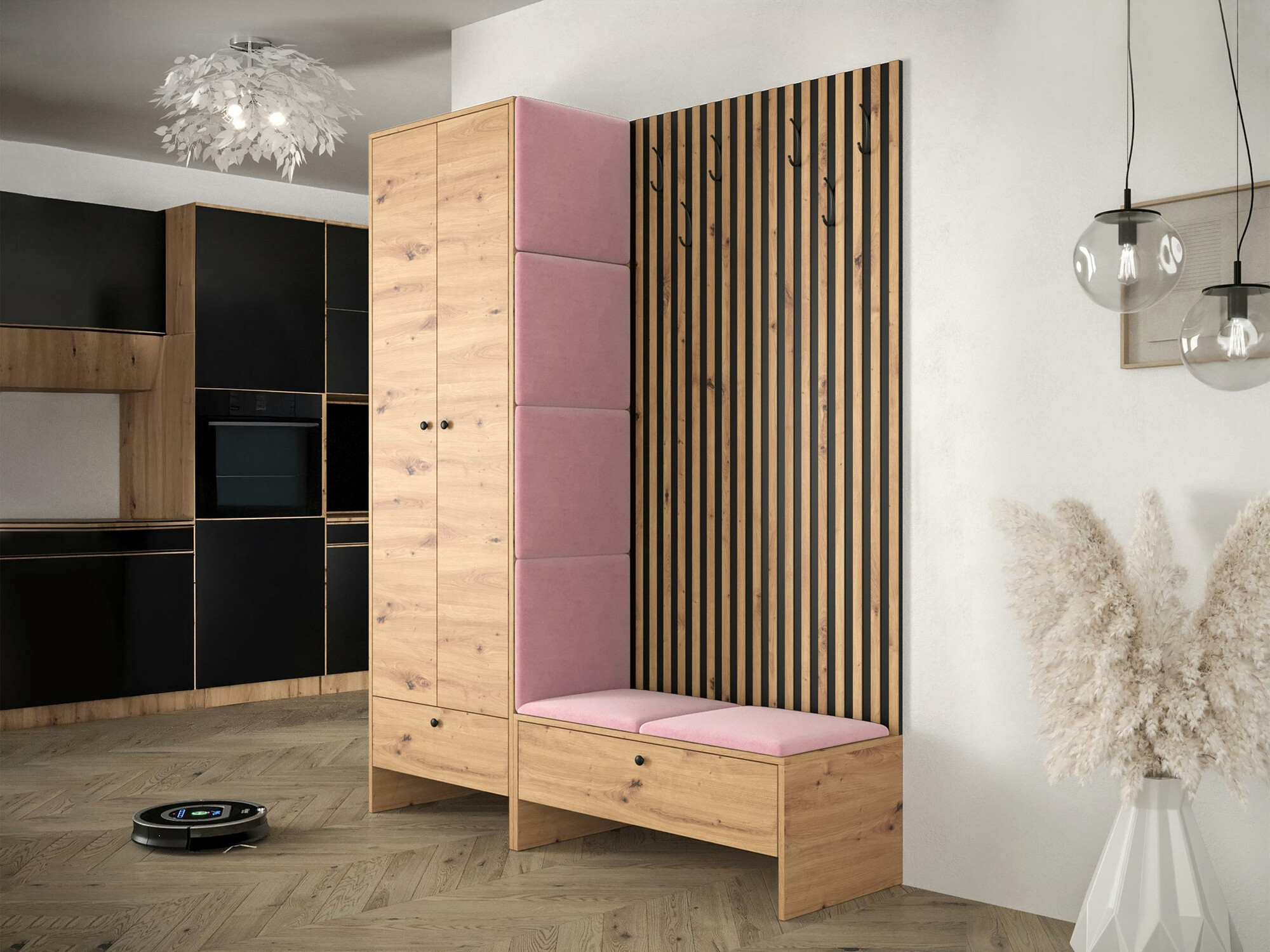 Прихожая Hartford 320 (Artisan дуб + Manila 09)