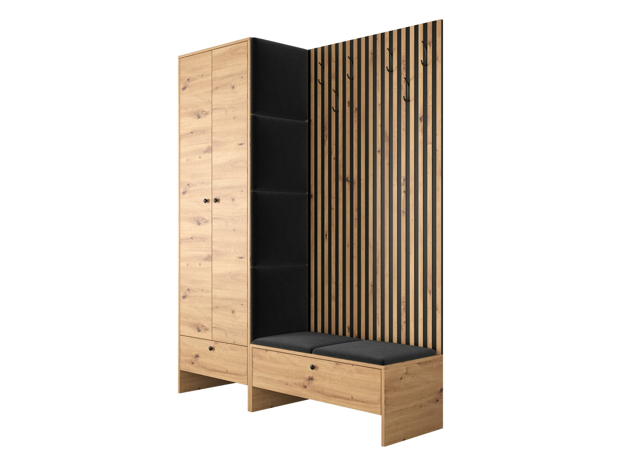 Прихожая Hartford 320 (Artisan дуб + Manila 18)