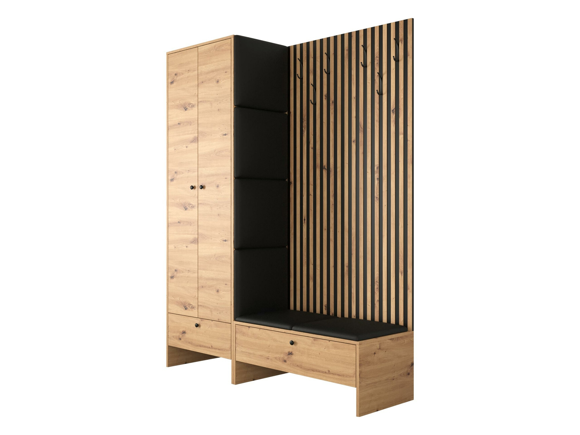 Прихожая Hartford 320 (Artisan дуб + Soft 011)