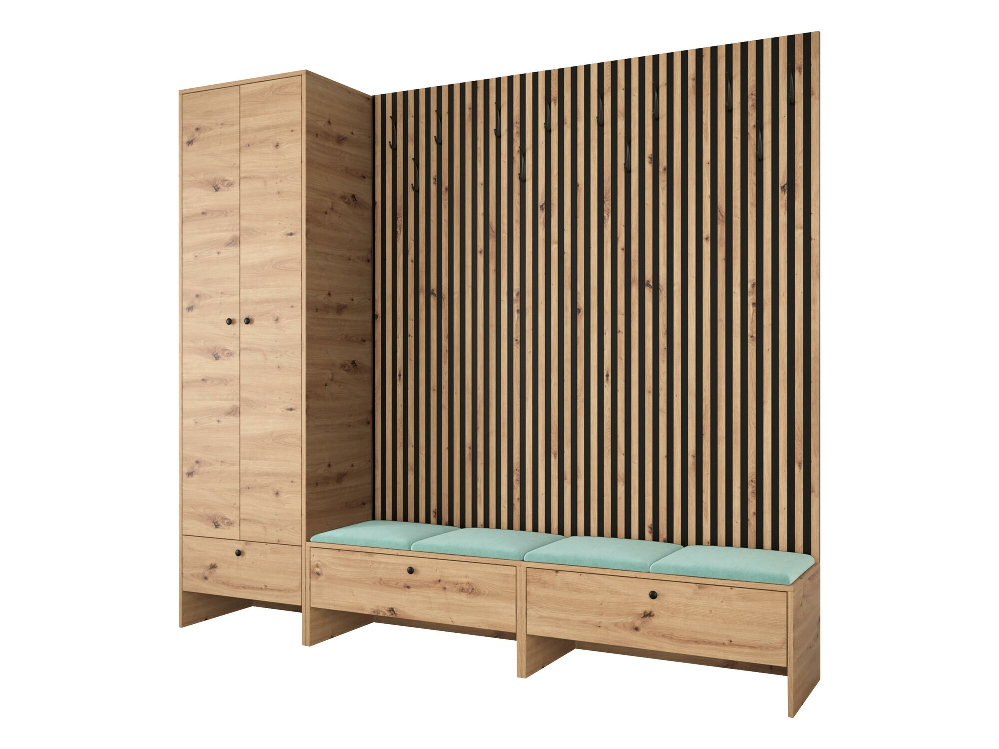 Прихожая Hartford 484 (Artisan дуб + Manila 11)