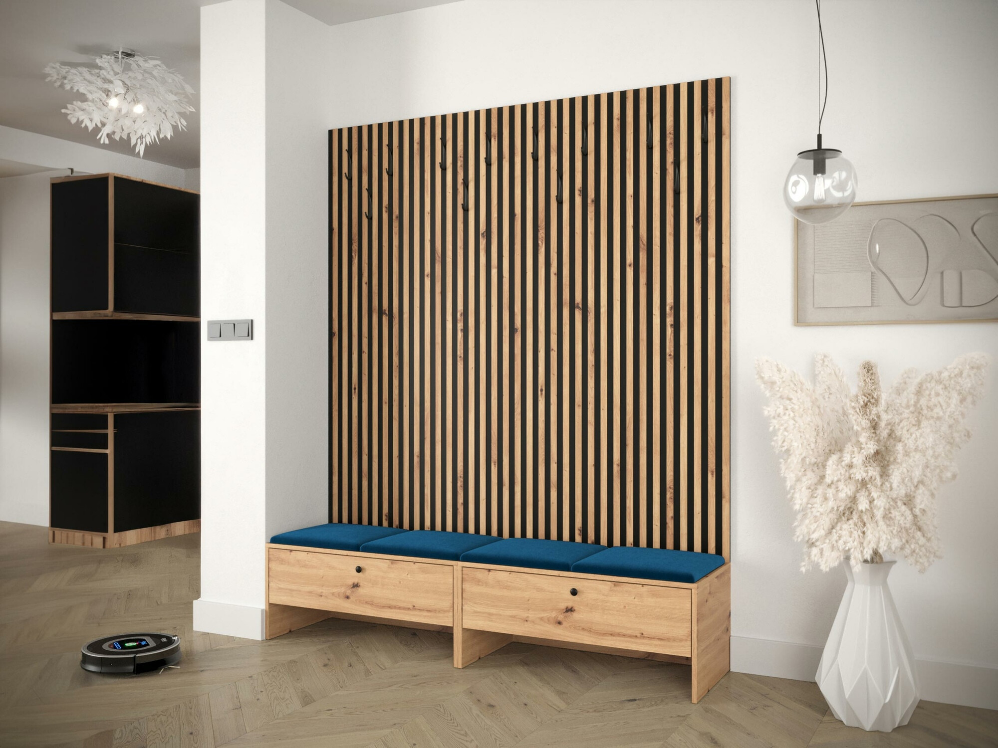 Прихожая Hartford 485 (Artisan дуб + Manila 26)