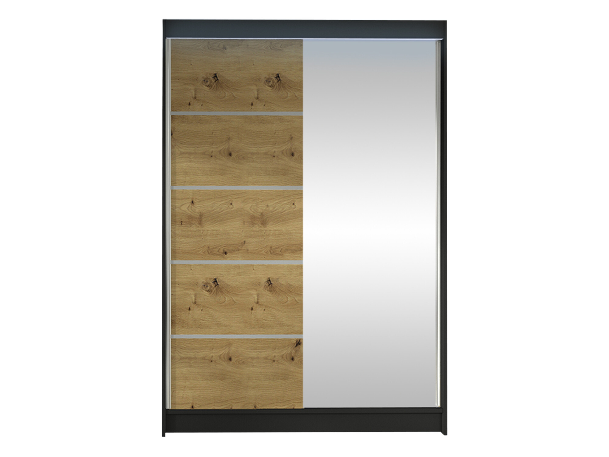 Шкаф Closico 149 (Чёрный + Artisan дуб)