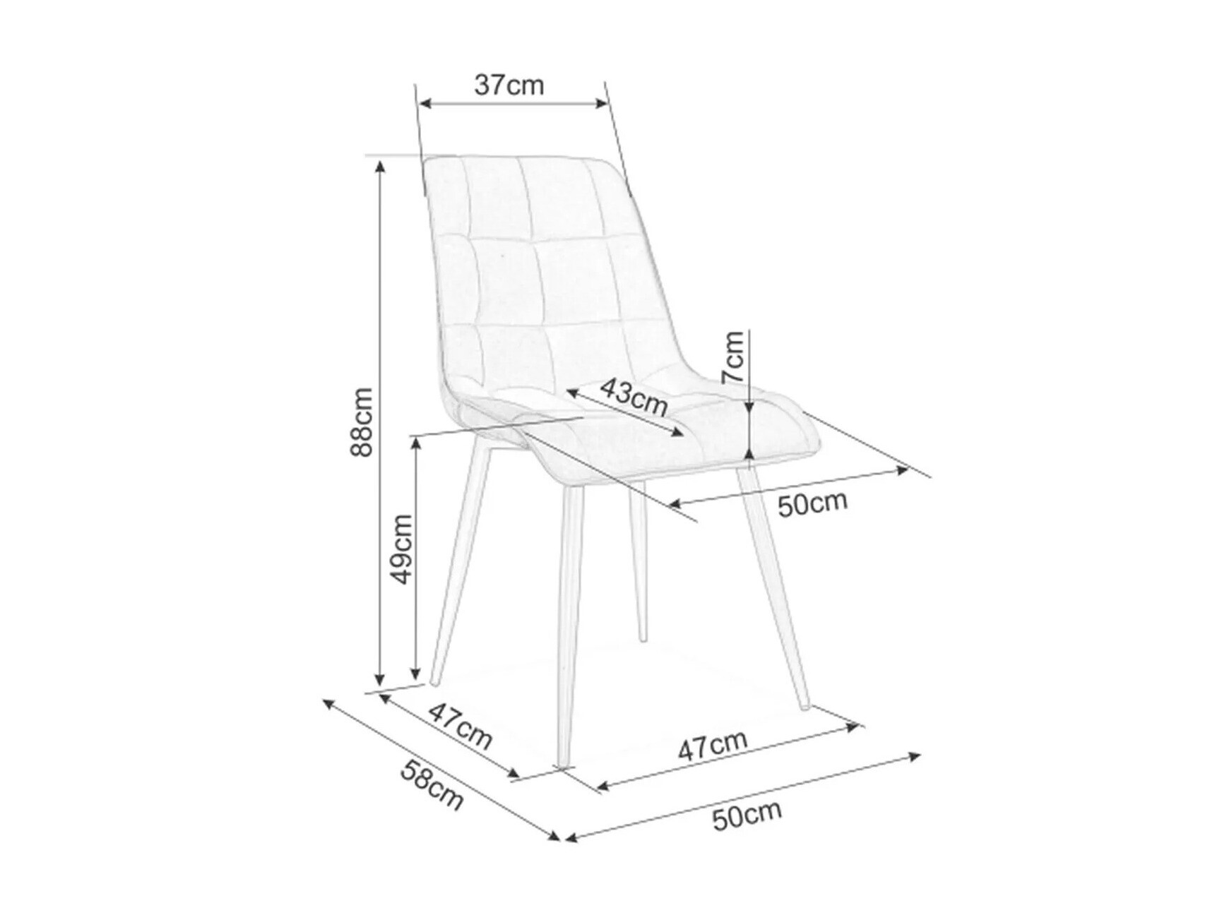 Стул Detroit 751 (Бежевый)