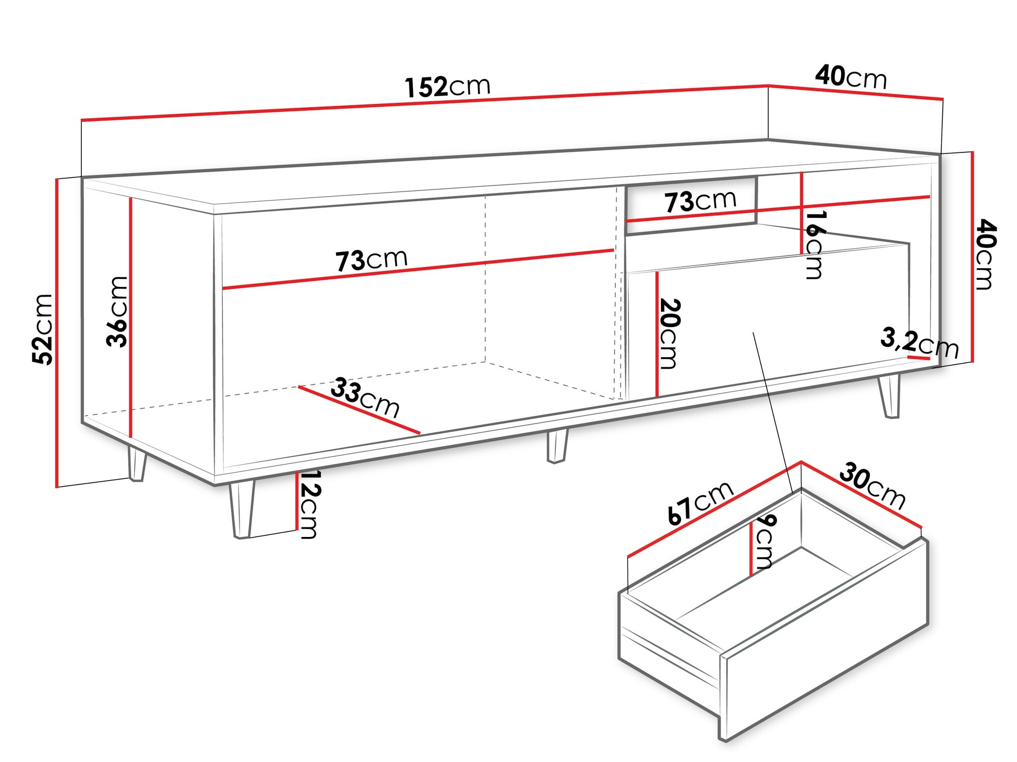 TV galds Comfivo Romtori