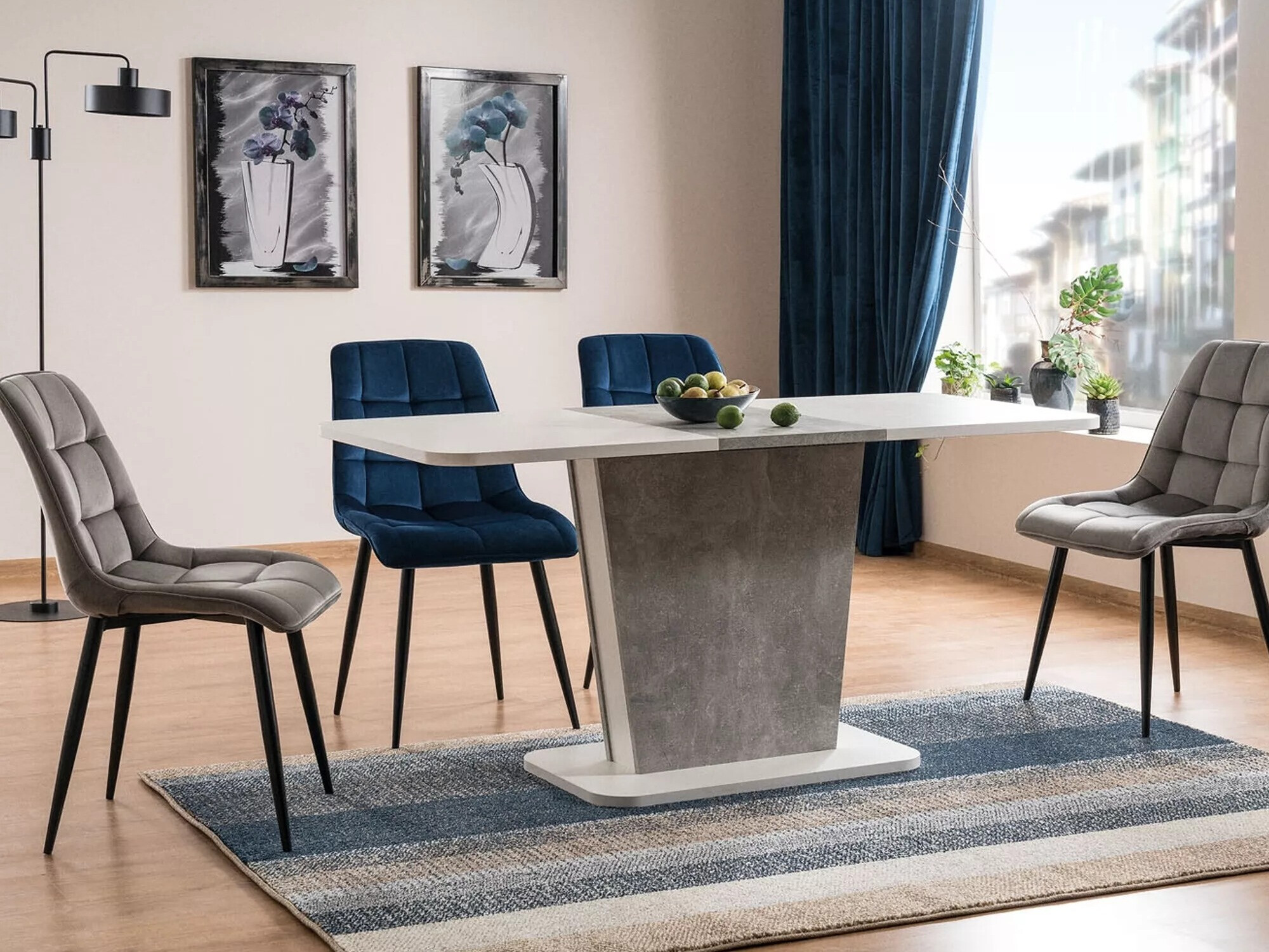 Krēsls Detroit 752 (Zils)