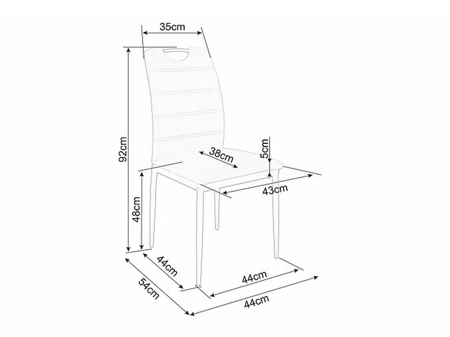 Krēsls Detroit 753 (Gaiši pelēks)