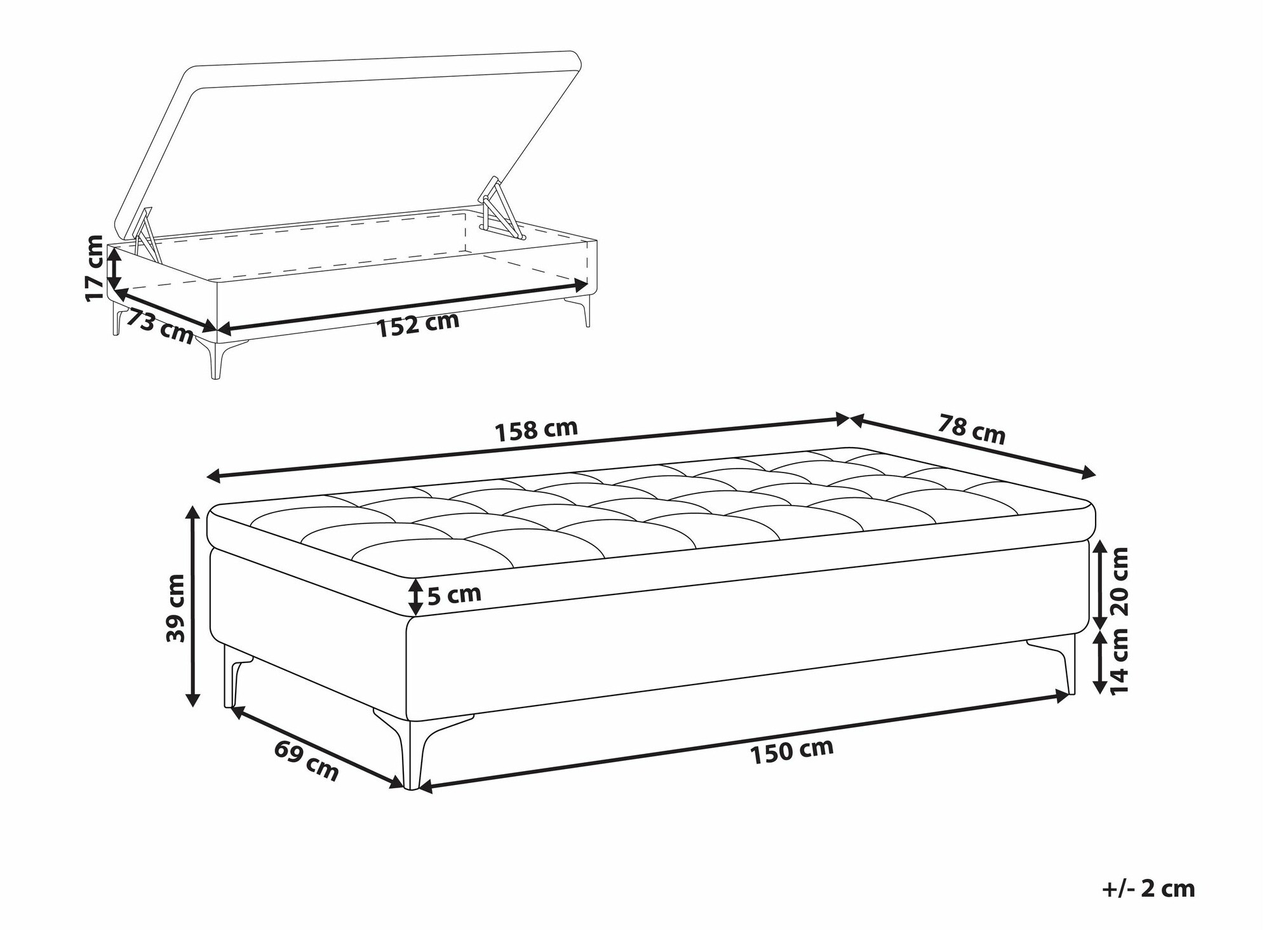 Пуф Felvena 119 (Розовый)