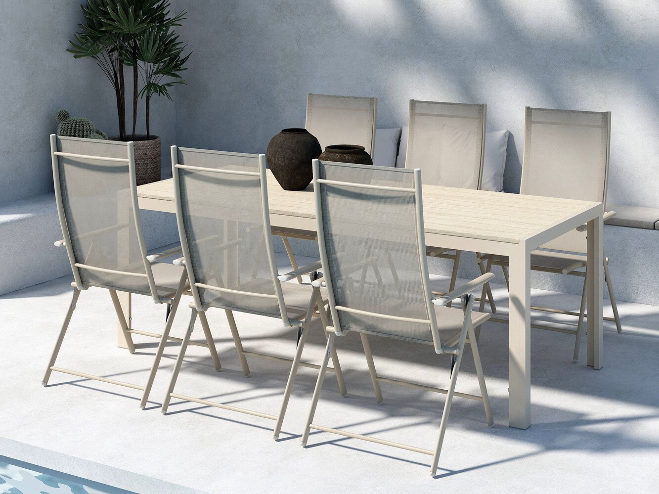 Садовый стол Dallas 4835 (Бежевый)