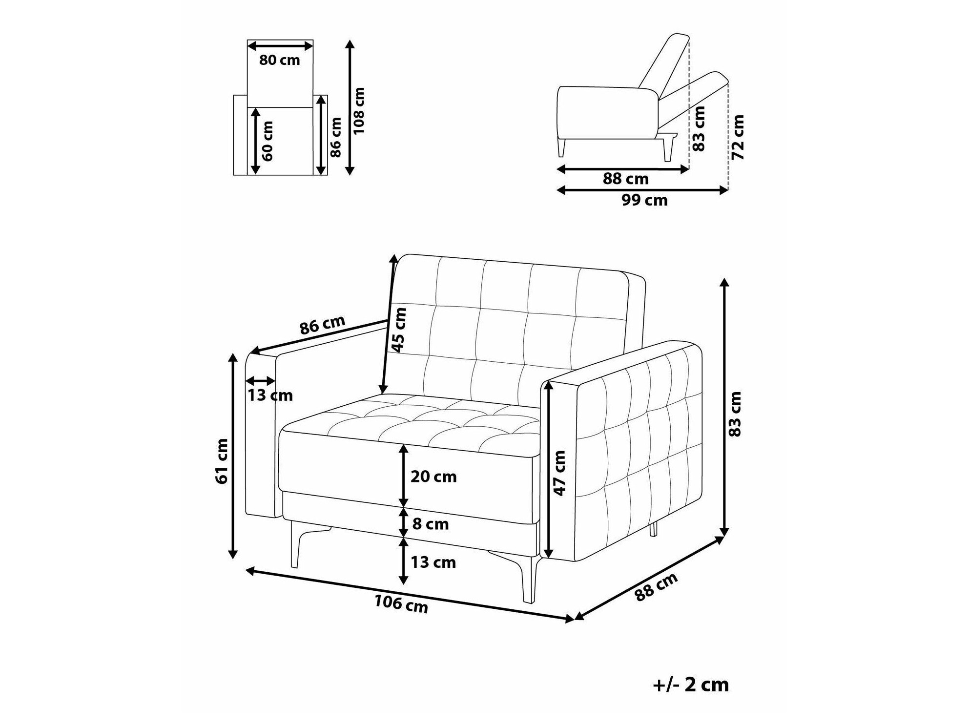Кресло Felvena 121 (Светло-серый)