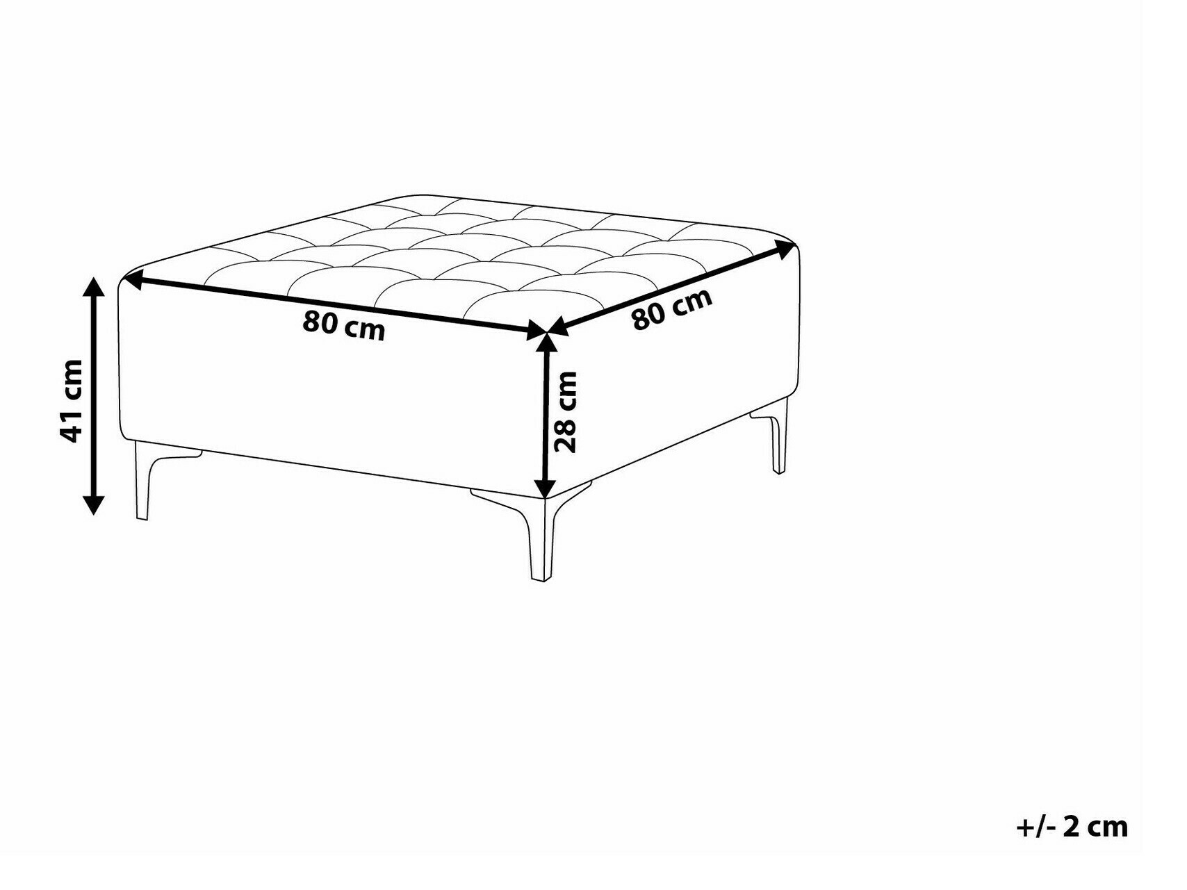 Pufs Felvena 120 (Tumši rozā)