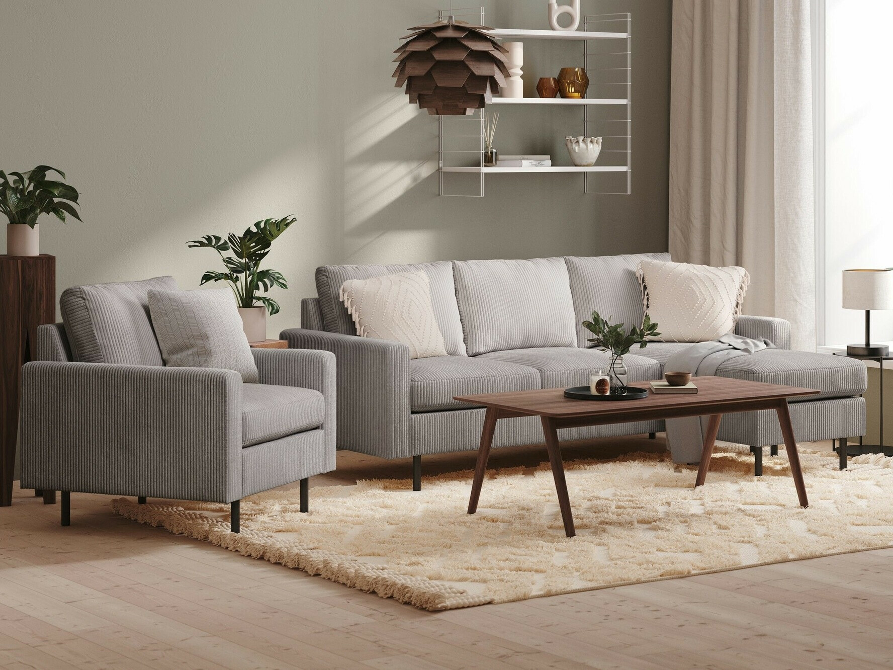 Stūra dīvāns Dortesa 120 (Lincoln 90)