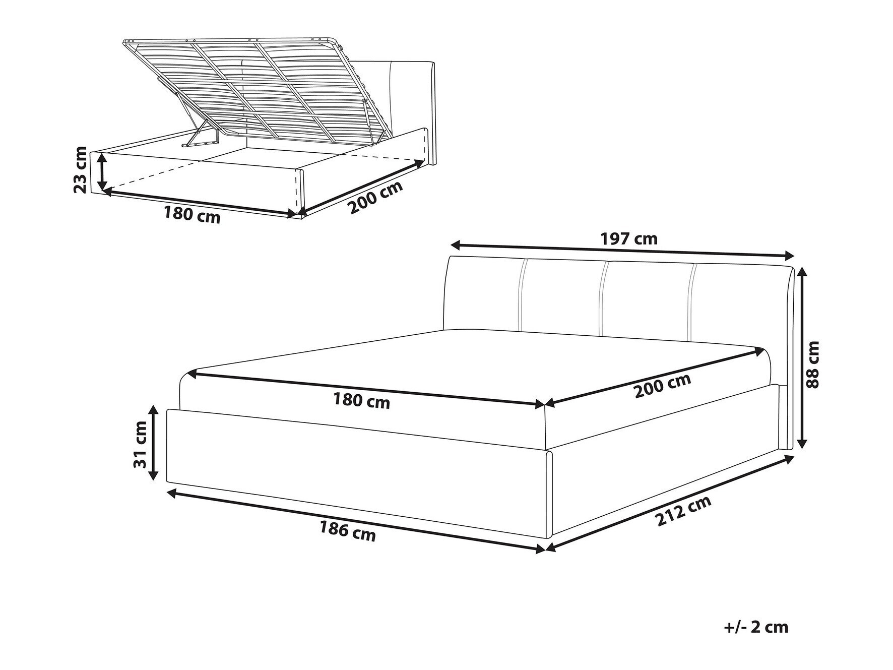 Кровать Berwyn 913 (Бежевый)
