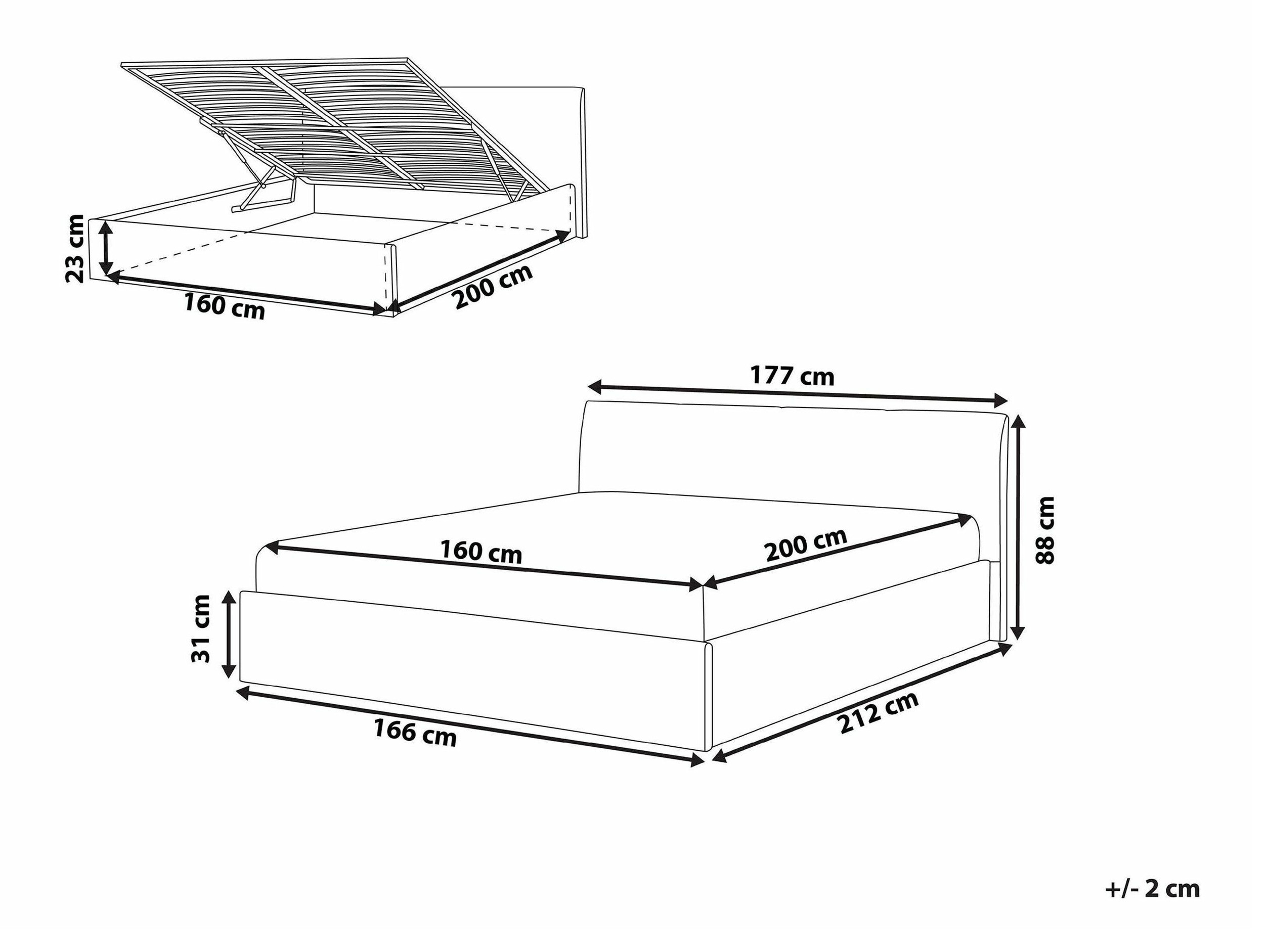 Кровать Berwyn 913 (Светло-коричневый)