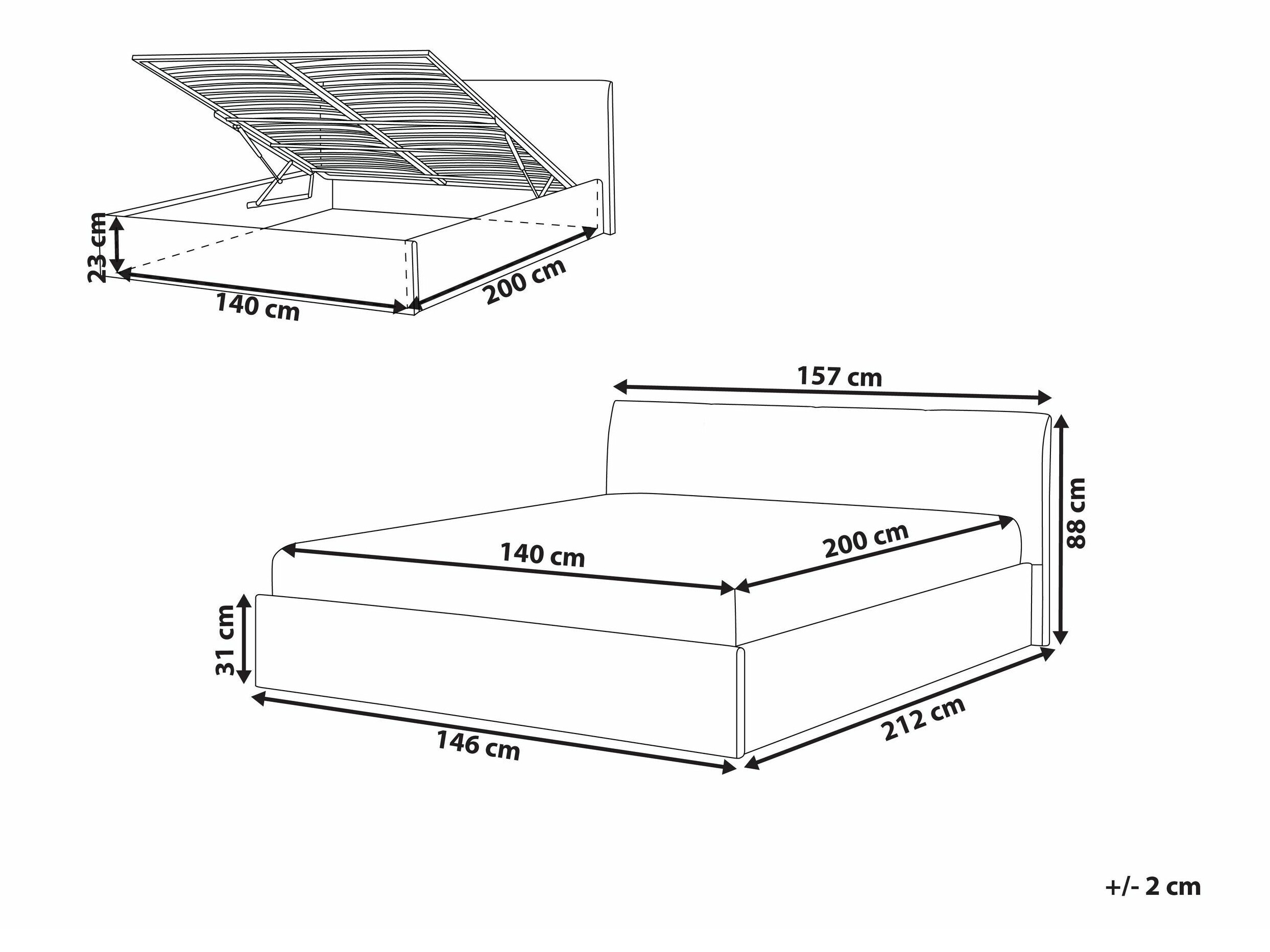 Кровать Berwyn 913 (Светло-коричневый)