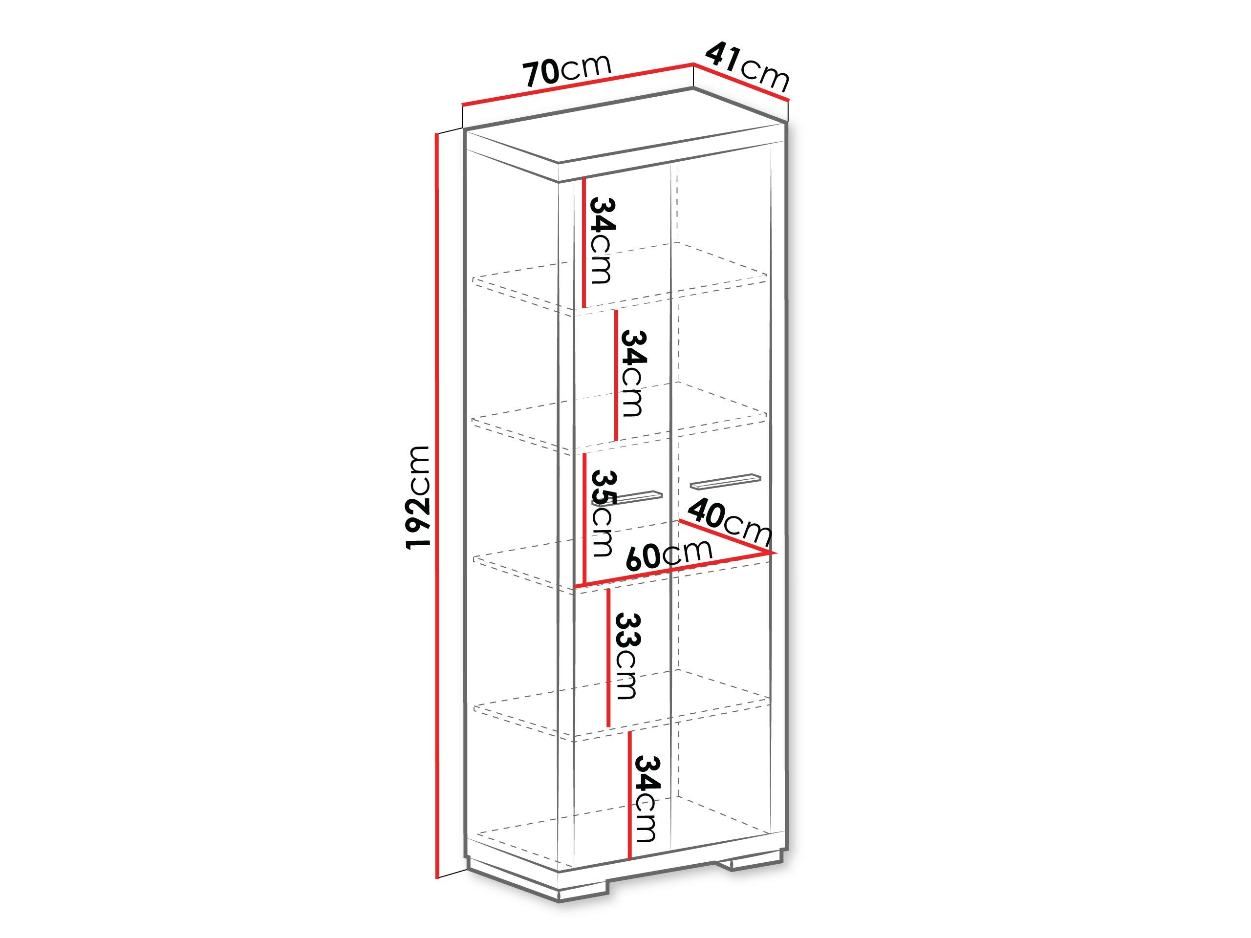 Plaukts Fiomeri 125 (Santana ozols)