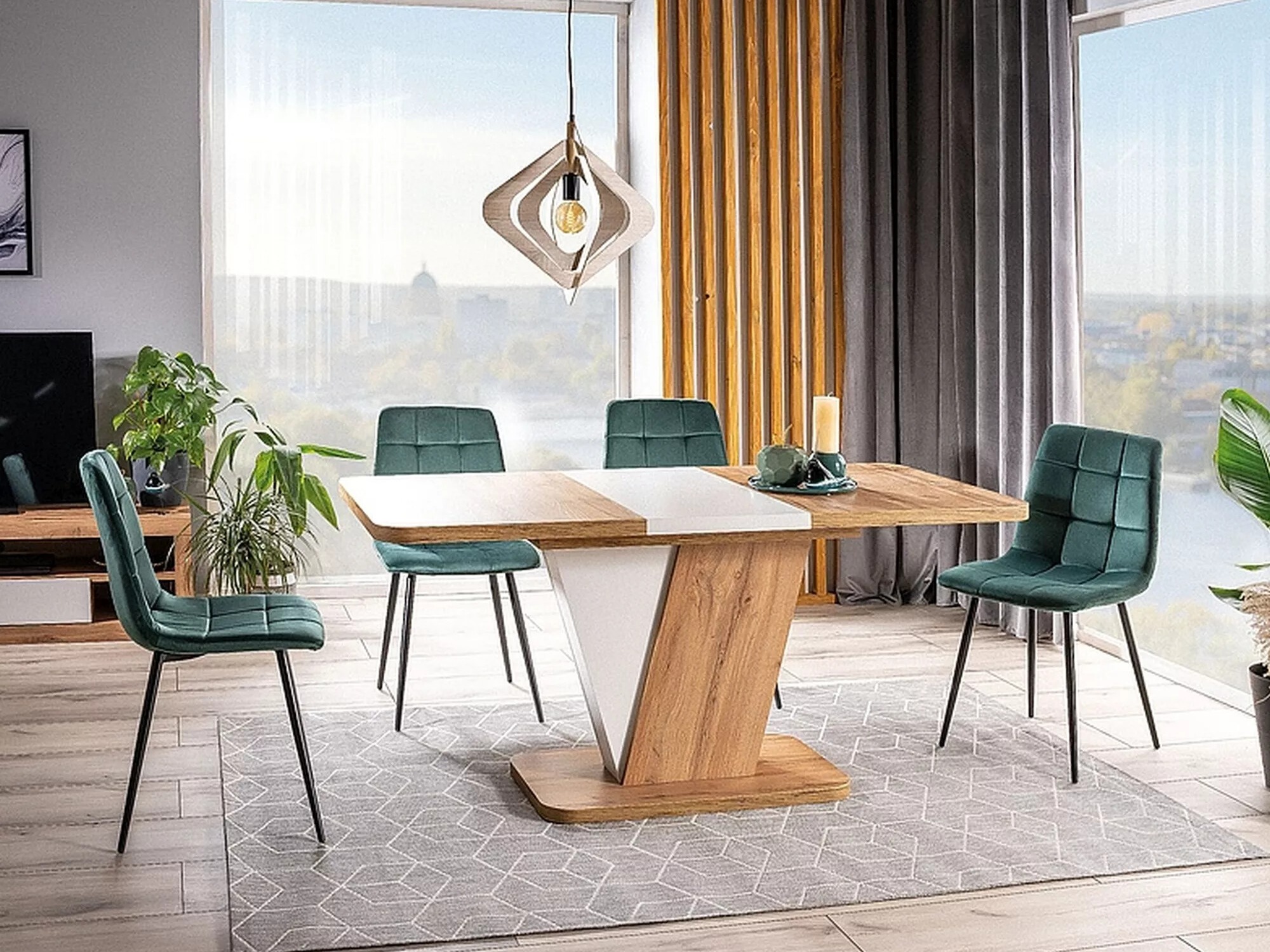 Стул Detroit 755 (Зелёный)