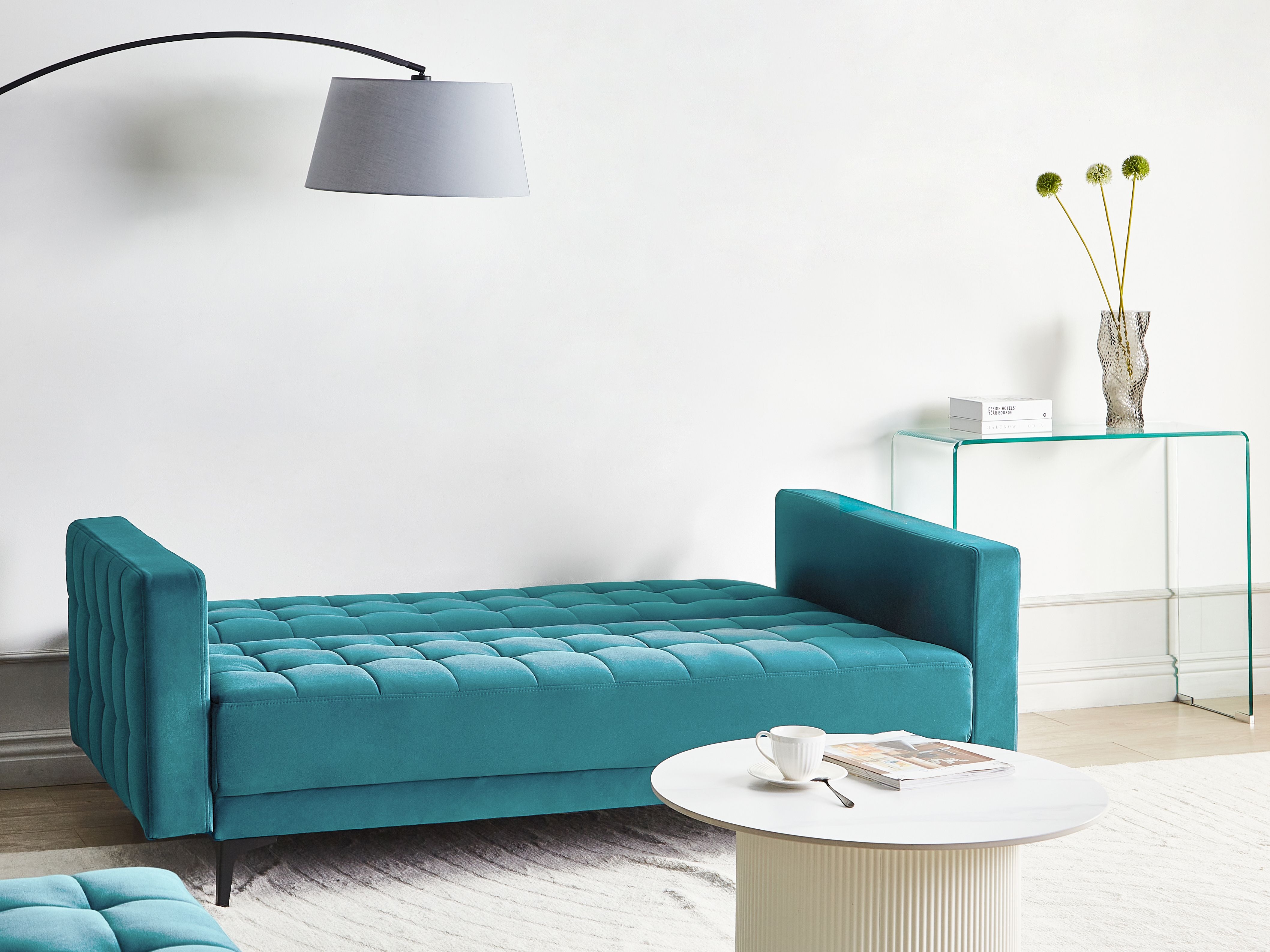 Dīvāns gulta Felvena 123 (Tirkīzs)