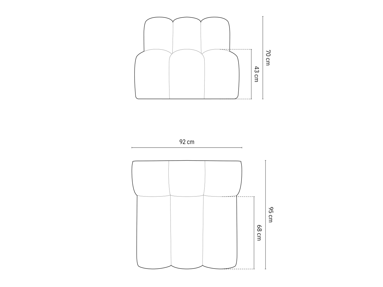 Moduļu krēsls Cirleve 108 (Salvador 7)